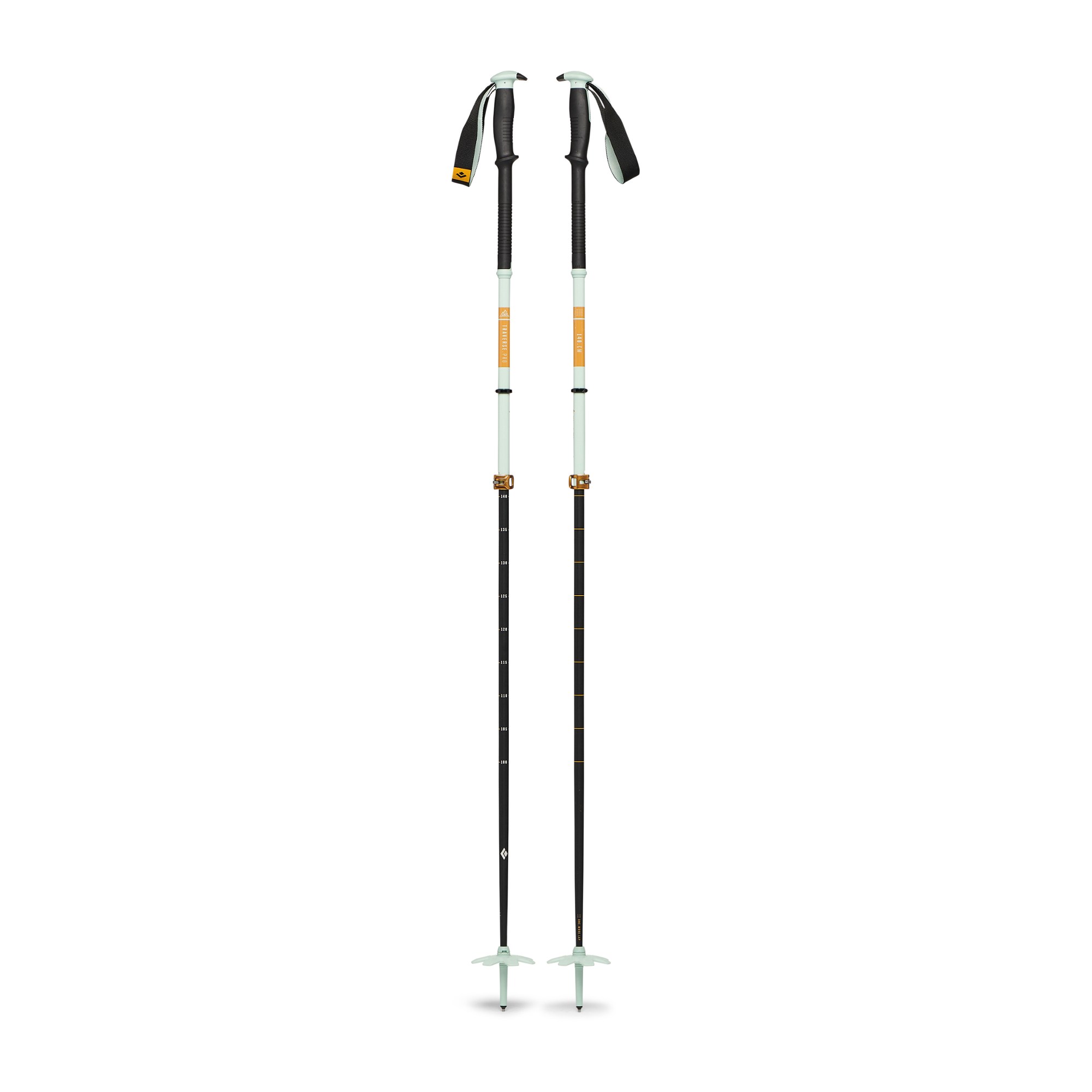 Black Diamond Traverse Pro Ski Poles - Pair - Green - 90-140 CM