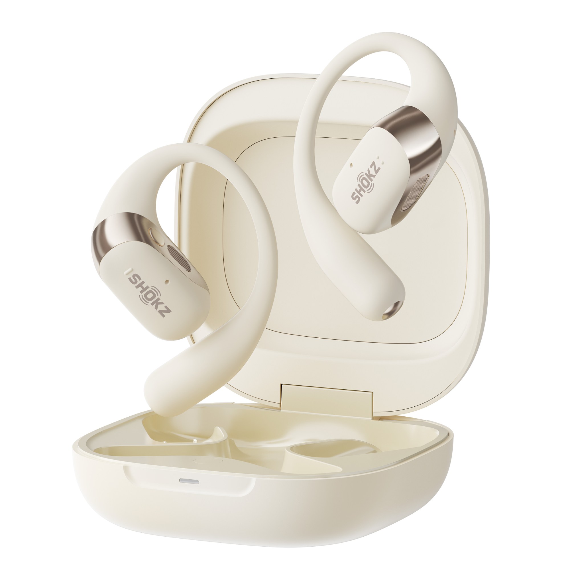 Shokz OpenFit 2 Open-Ear Wireless Earbuds - White