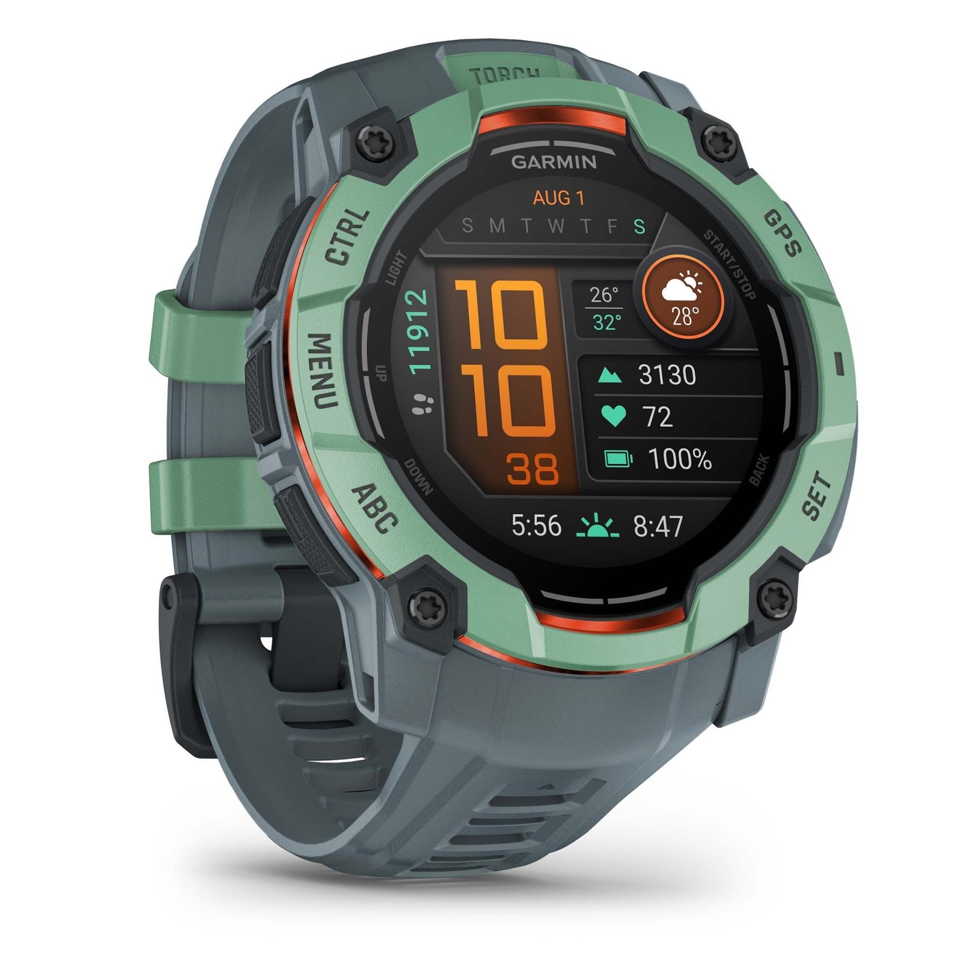 Garmin Instinct 3 AMOLED - Green - 45 MM - Image 2