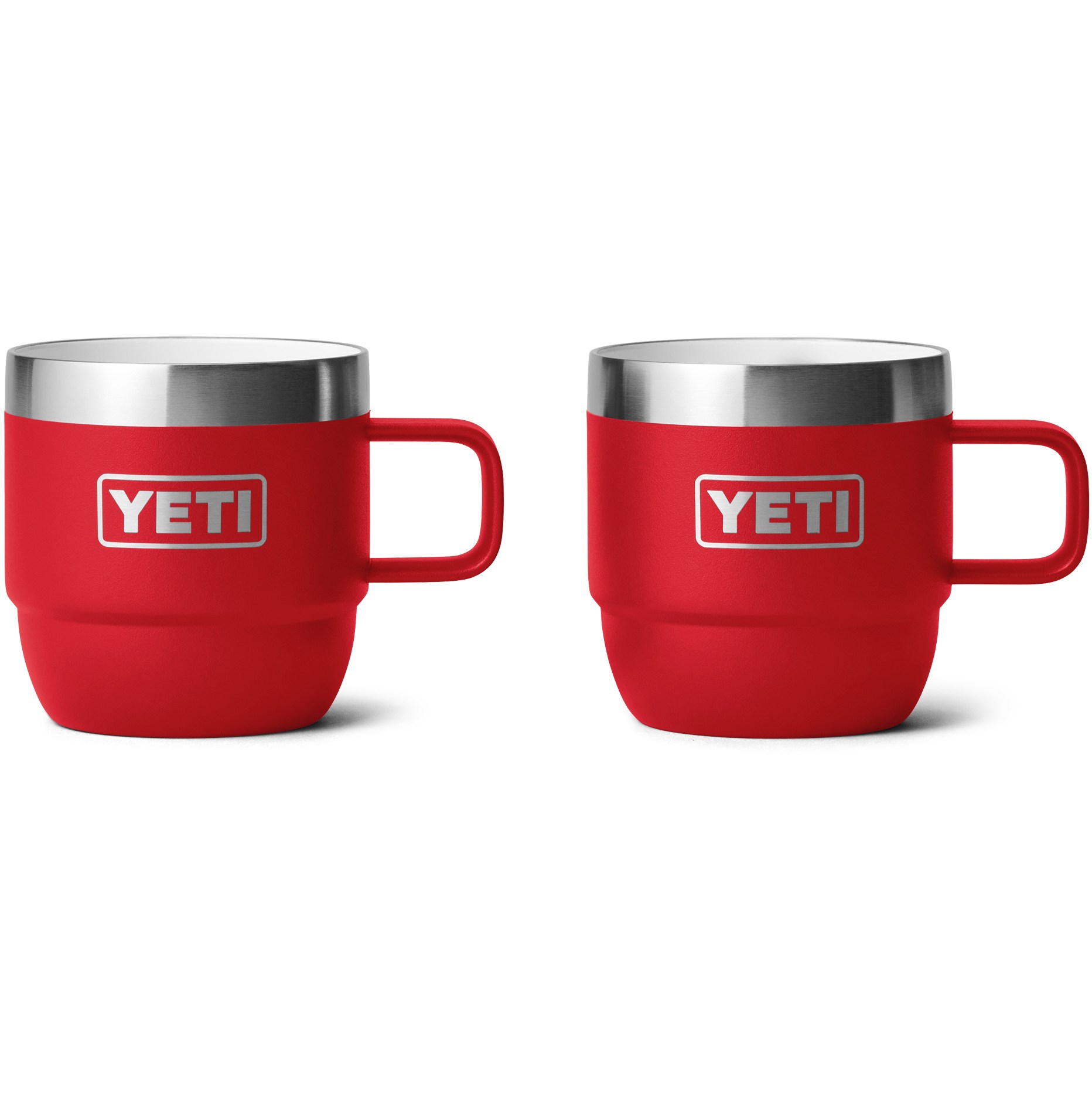 YETI Rambler Stackable Mugs - 6 fl. oz. - Package of 2 - Red