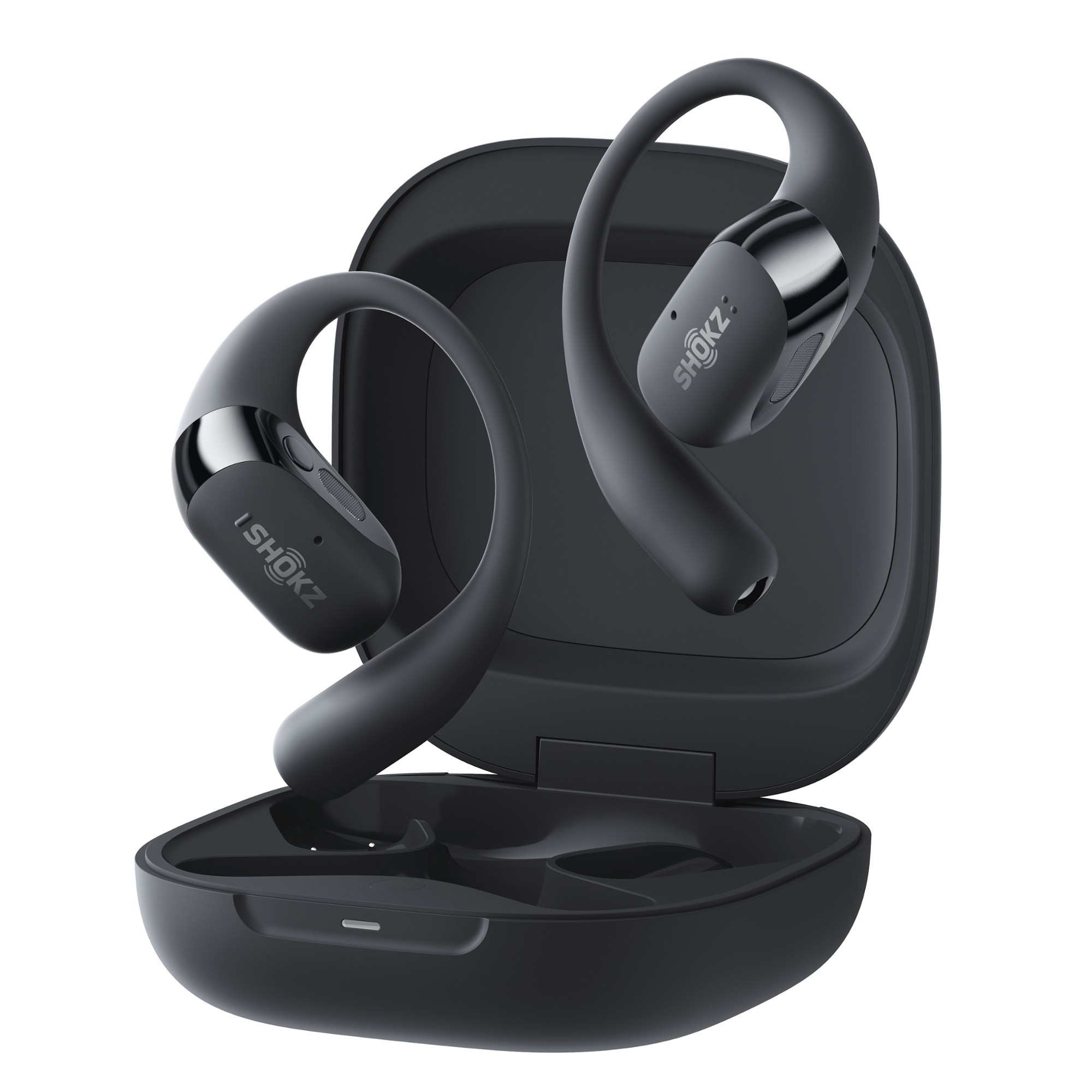 Shokz OpenFit 2 Open-Ear Wireless Earbuds - Black