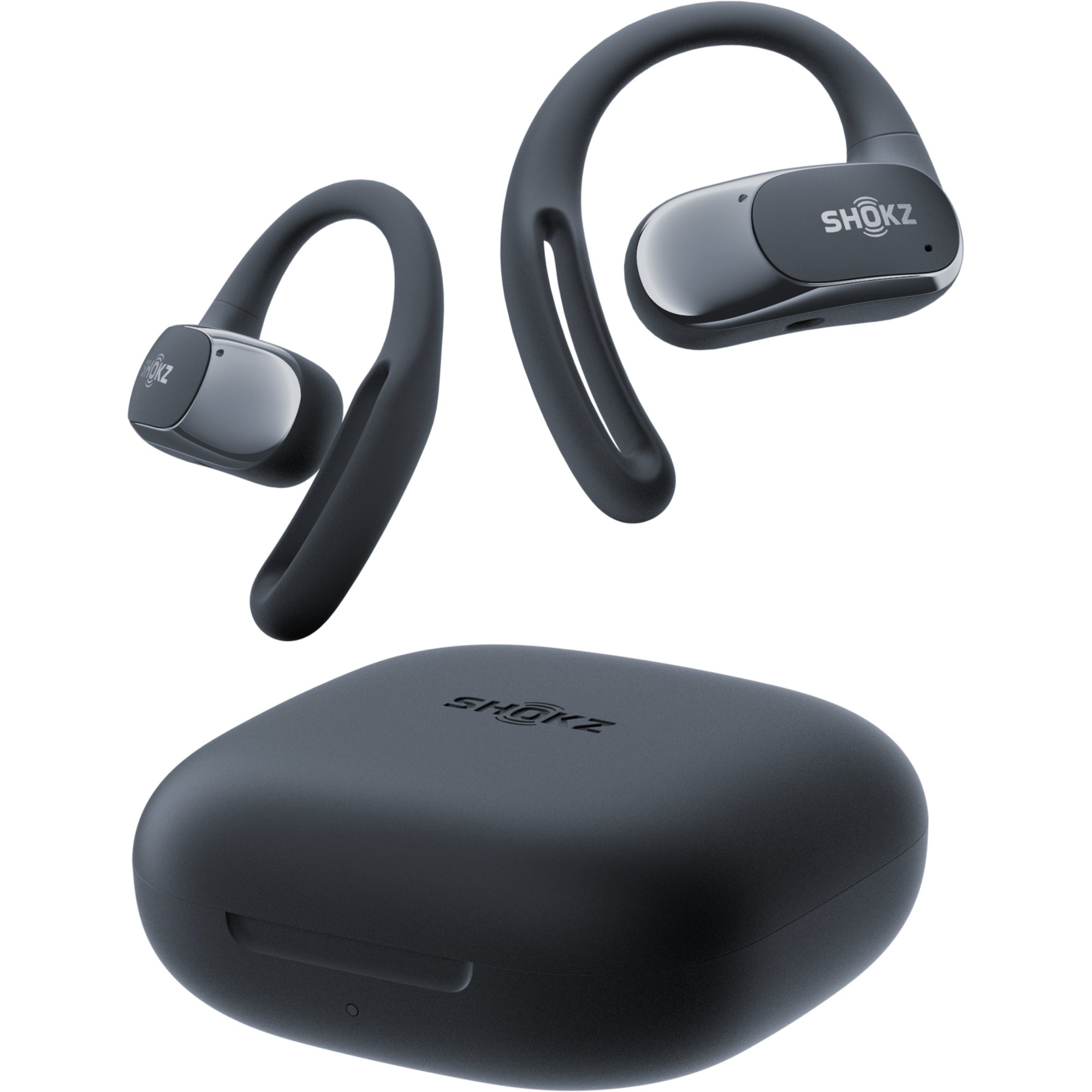 Shokz OpenFit Air Open-Ear Wireless Earbuds - Black