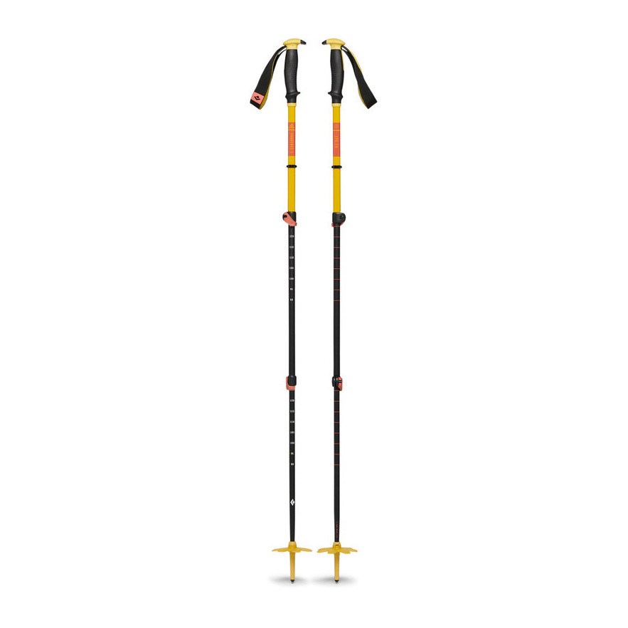 Black Diamond Traverse 3 Ski Poles - Pair - Green - 85-125 CM