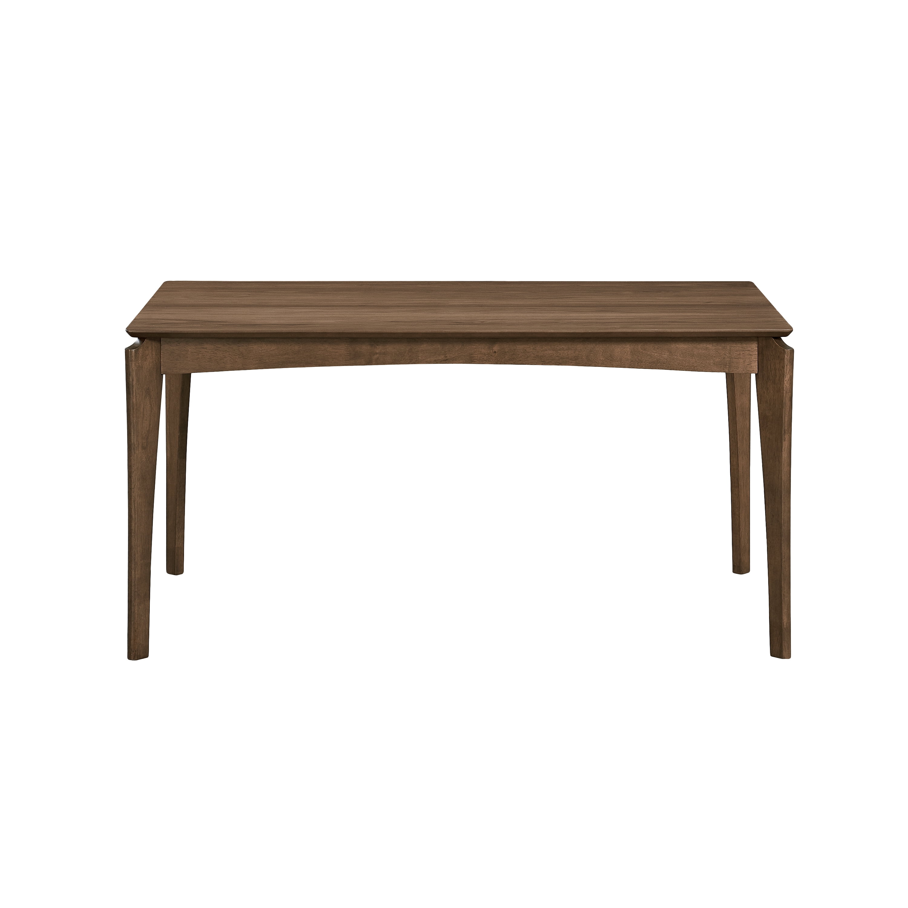 59" Walnut Brown Solid Contemporary Handcrafted Rectangular Dining Table - Image 4