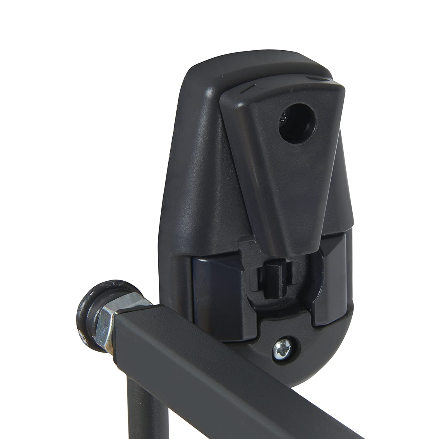 Munchkin® Push to Close™ Hardware Mounted Extending Metal Safety Toddler Baby Gate, Dark Gray - Image 2