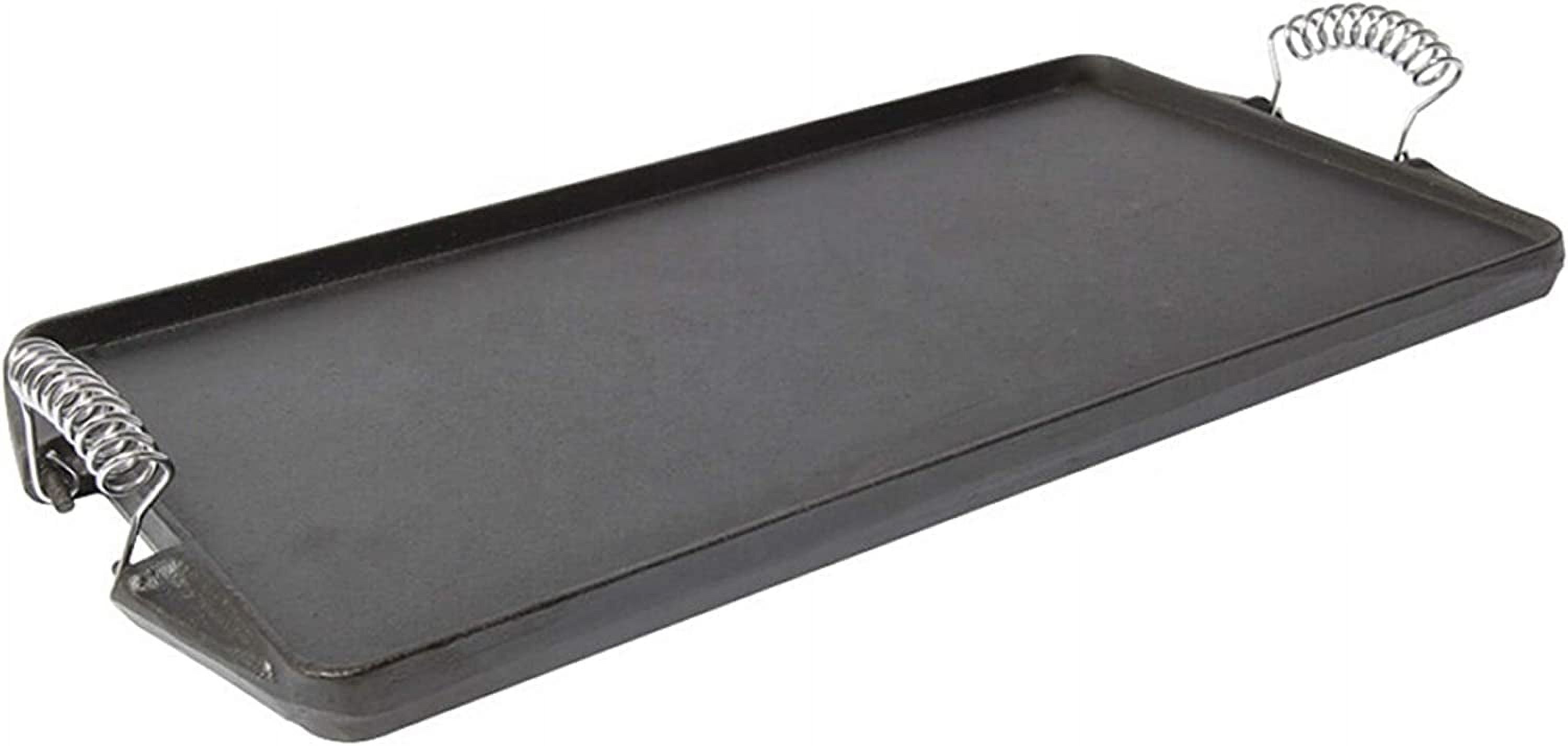 Bruntmor 17""x9"" Reversible Grill/Griddle Pan, Pre-Seasoned Cast Iron - Image 5