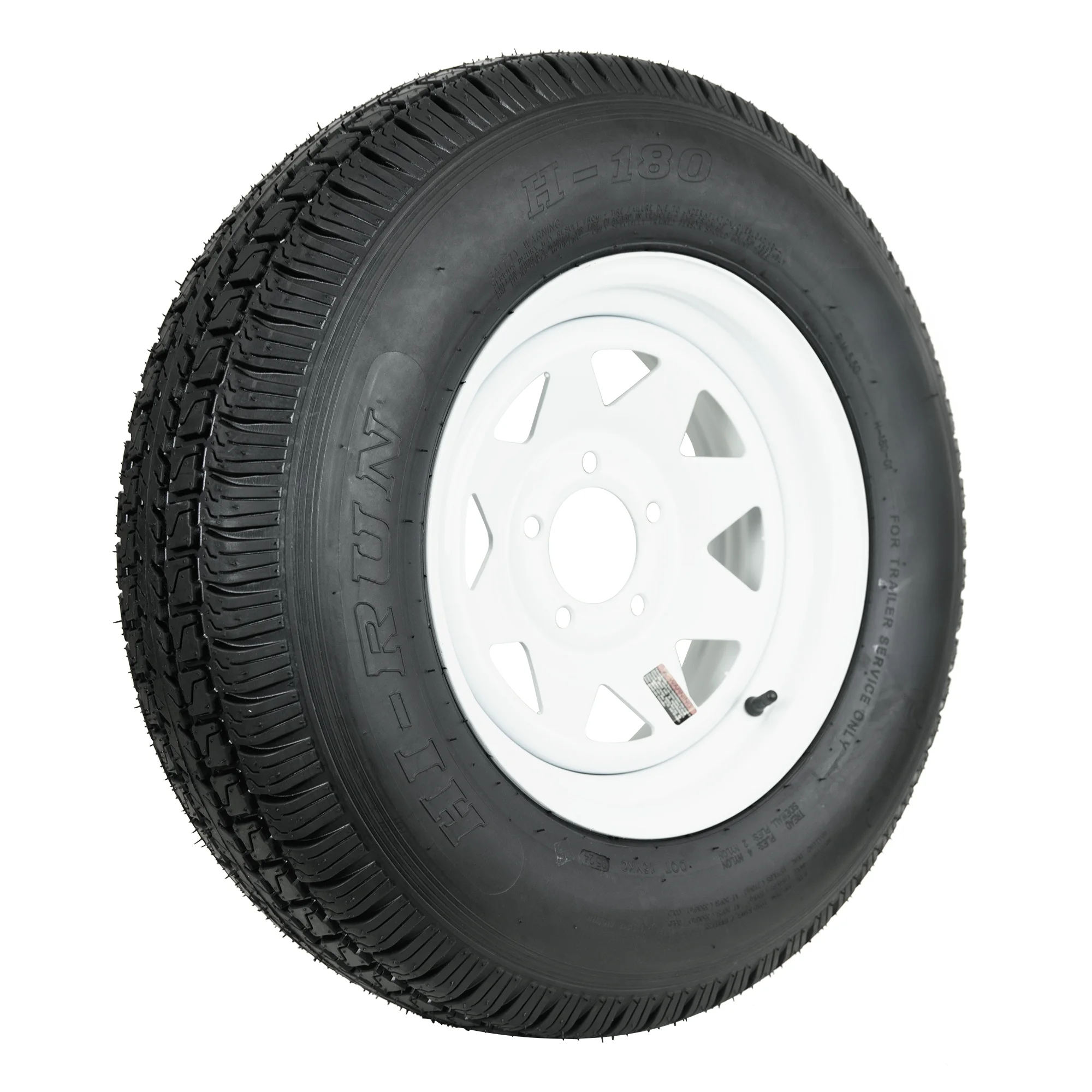 Hi-Run H180 ST205/75D14 6PR TL 100L Trailer Tire & 14X6 5-4.5 Wheel Assembly - Image 2