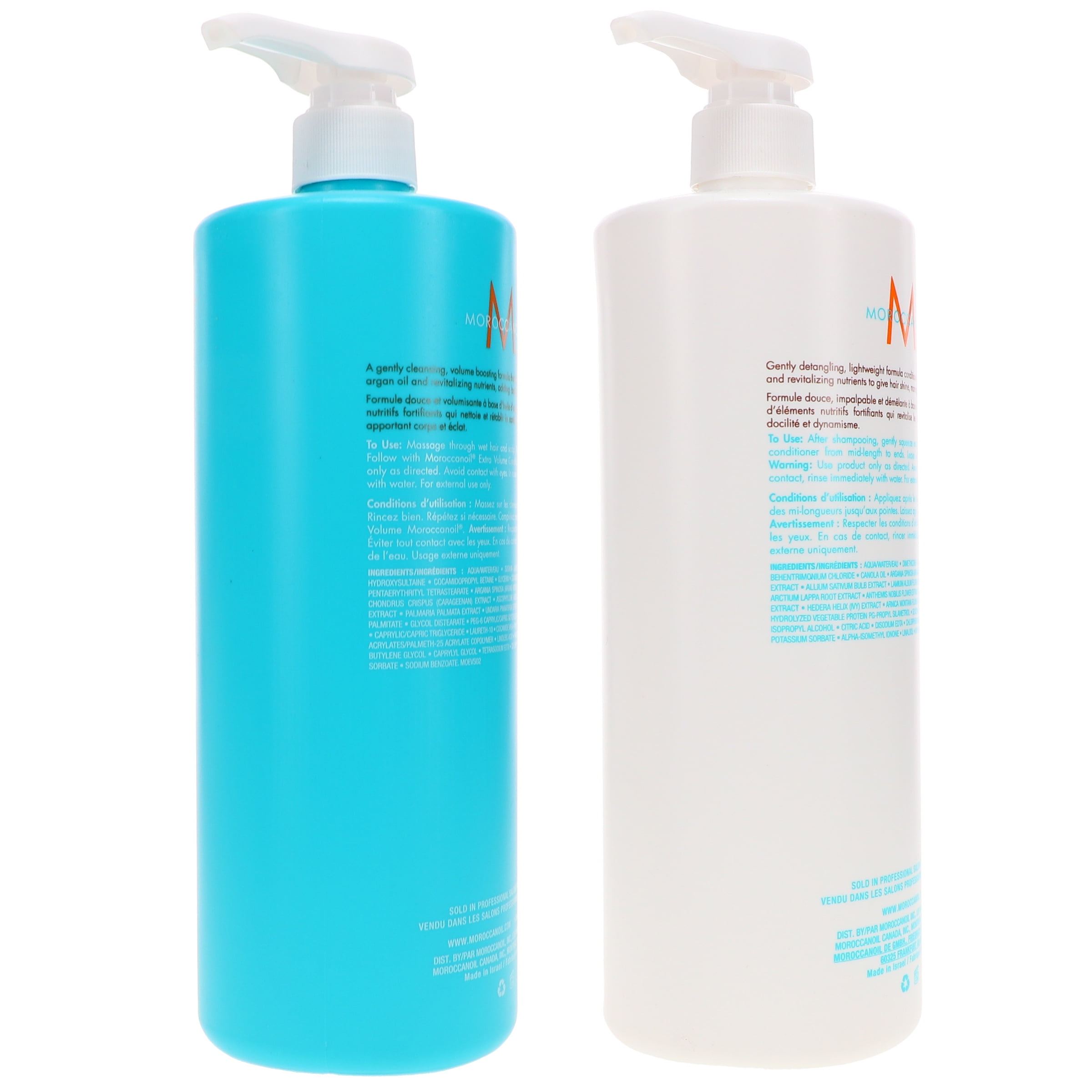 Moroccanoil Extra Volume Shampoo 33.8 oz & Conditioner 33.8 oz Combo Pack - Image 2