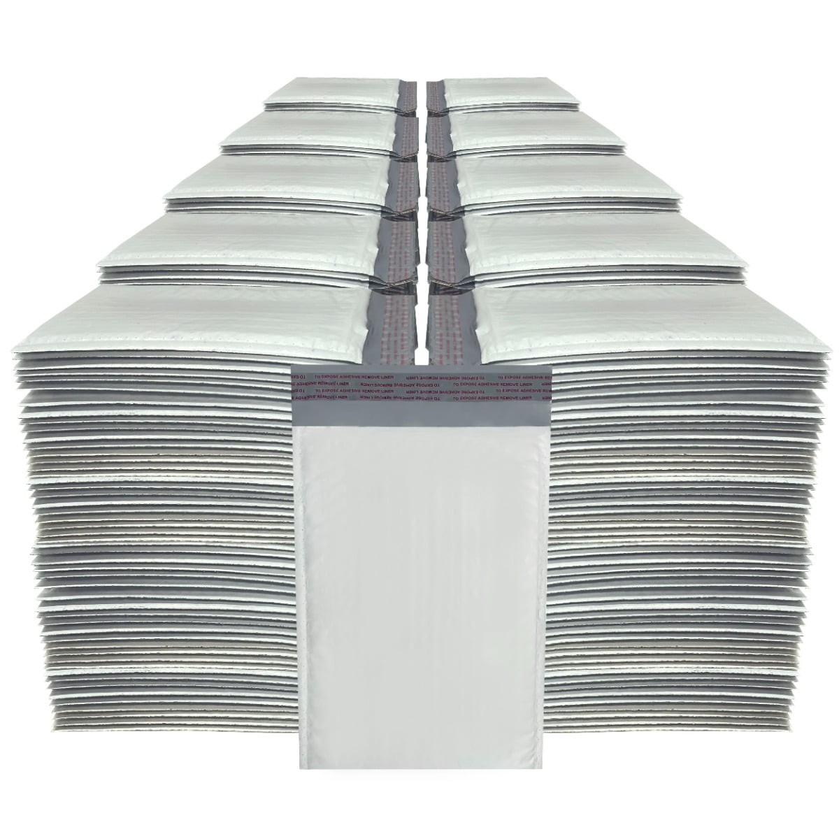 StarBoxes 500 Poly Bubble Mailer Bags 6x10" - #0 Padded Envelopes White Self-Sealing - Image 10