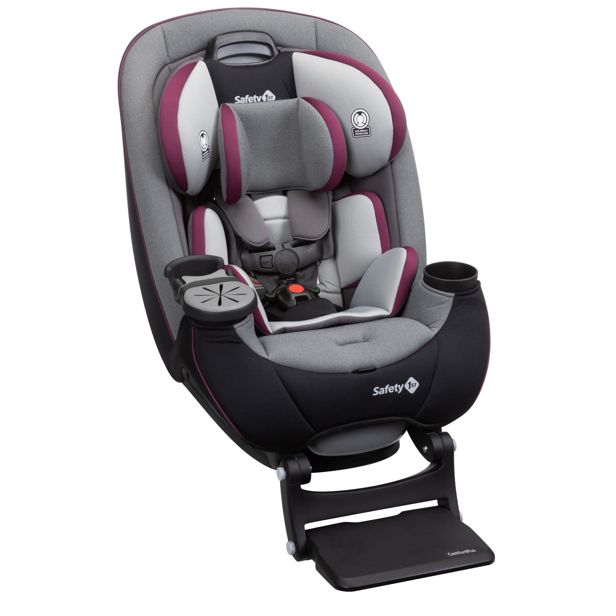 Safety 1ˢᵗ Grow and Go™ Extend 'n Ride LX All-in-One Convertible Car Seat, Winehouse, Infant & Toddler, Unisex - Image 65