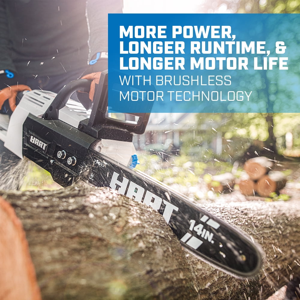 HART 40V Cordless Brushless 14 inch Chainsaw Kit (1) 4.0Ah Lithium-Ion Battery - Image 8