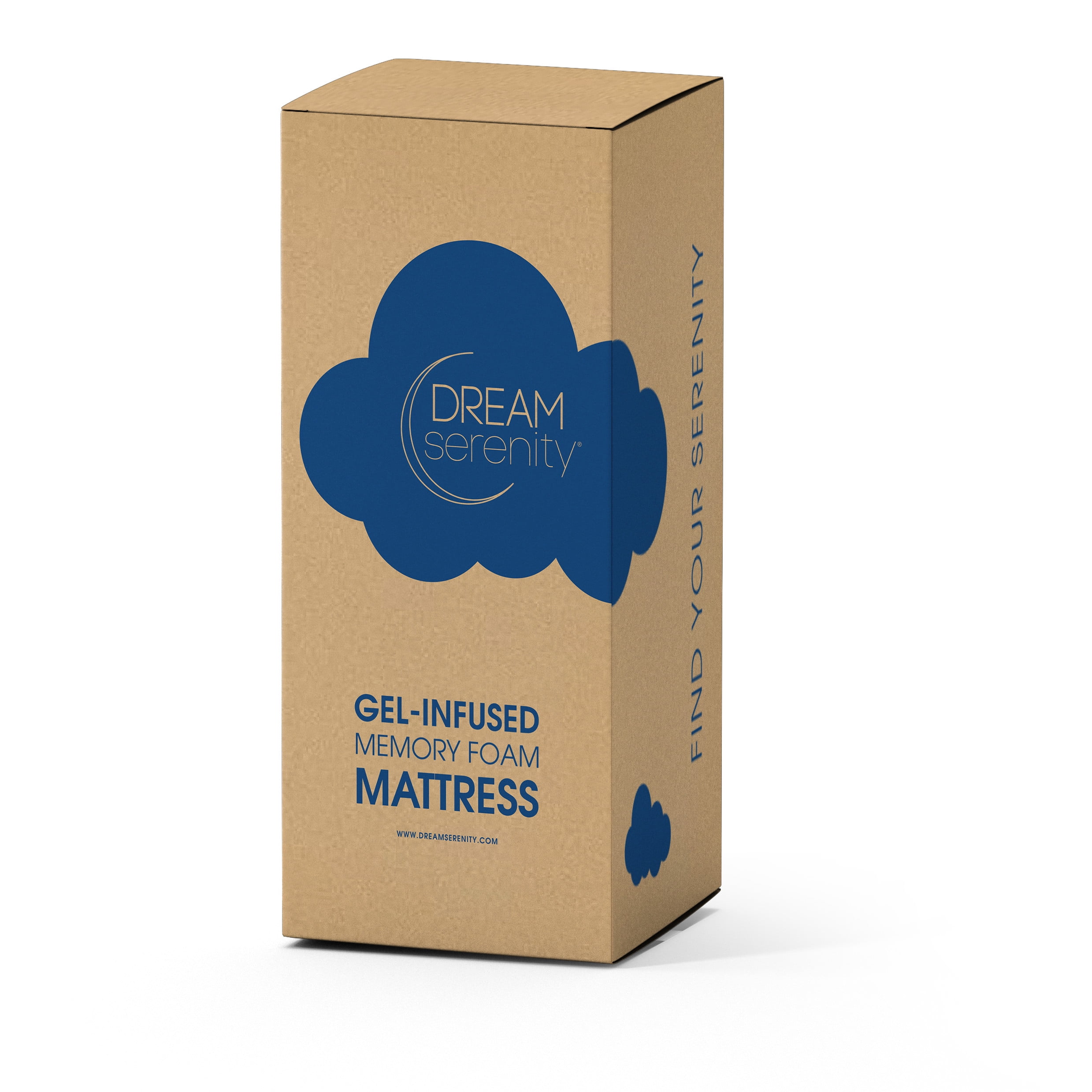 Dream Serenity Restorative 10" Gel Memory Foam Mattress, Firm, Twin - Image 2