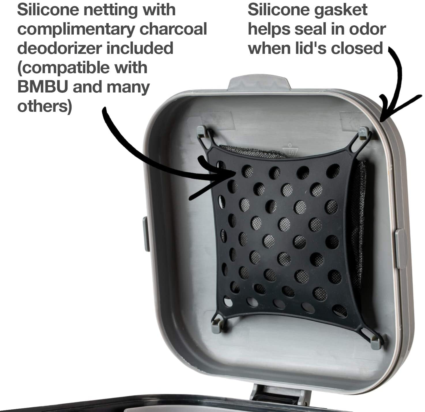 PetFusion Portable Outdoor Pet Waste Disposal. Innovative Dog Waste Station with Locking Handle, Universal Dog Poop Bag Holder, Complimentary Deodorizer & 5 Waste Bags Incl. - Image 3