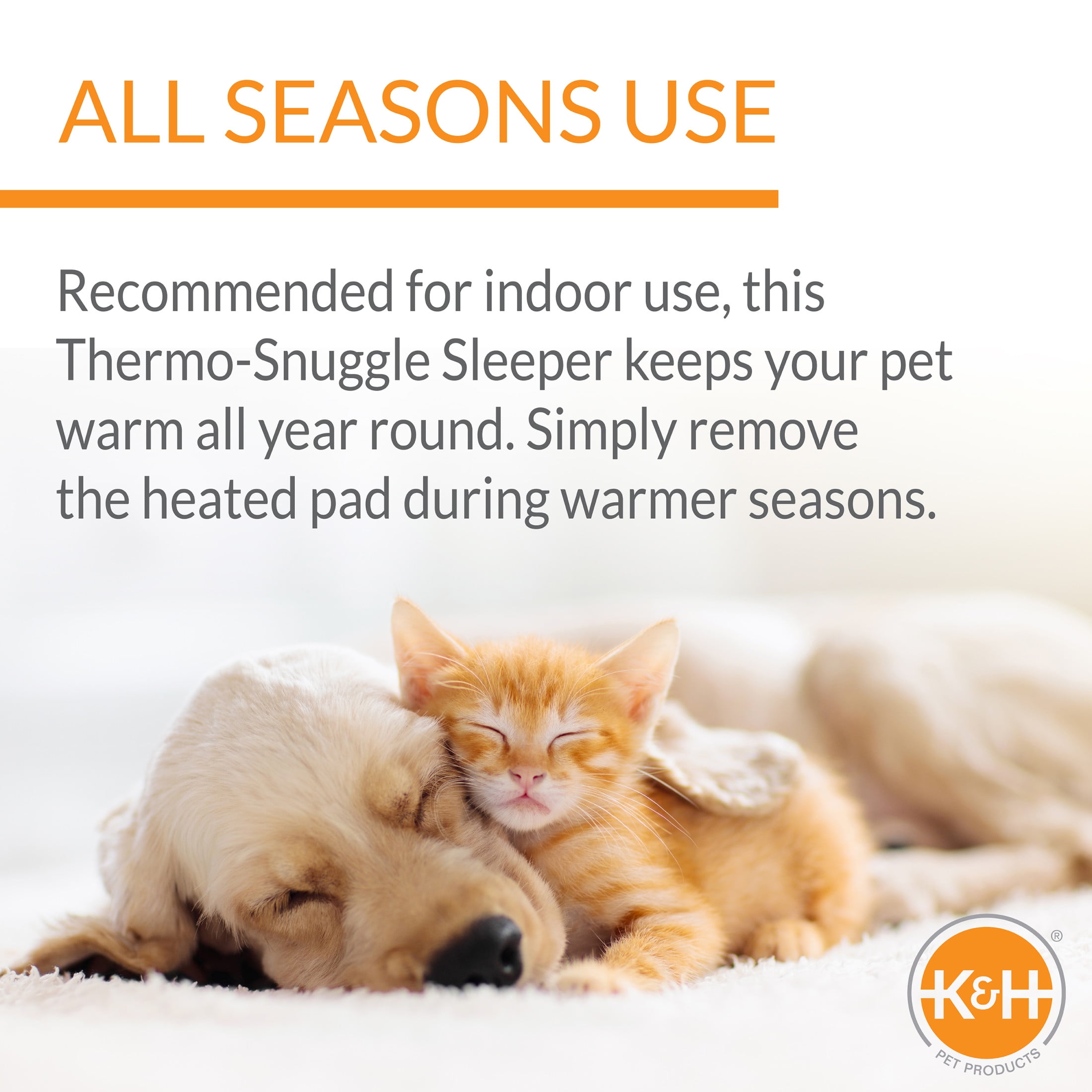 K&H Pet Products Thermo-Snuggly Sleeper Heated Dog Bed Sage/Tan Medium 26 X 20 X 5.5 Inches - Image 5