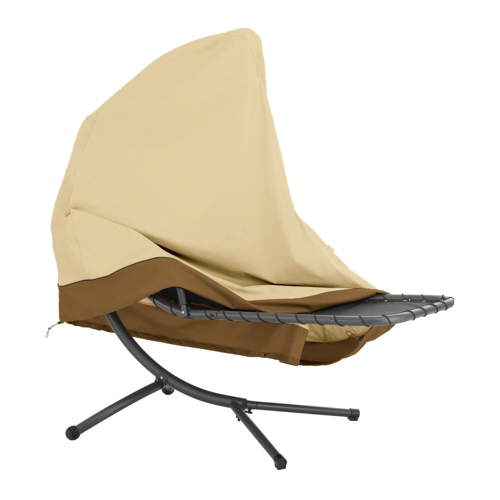 Classic Accessories Veranda Water-Resistant 73 Inch Patio Hanging Chaise Lounge and Stand Cover - Image 9