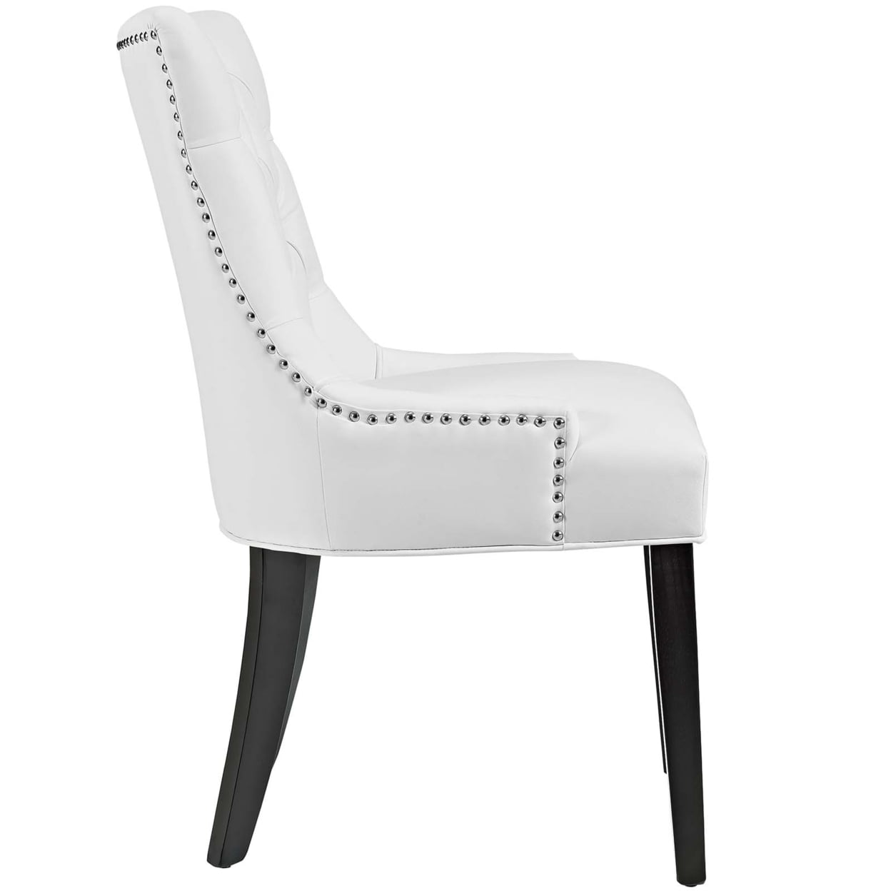 Regent Vinyl Dining Chair White - Image 2