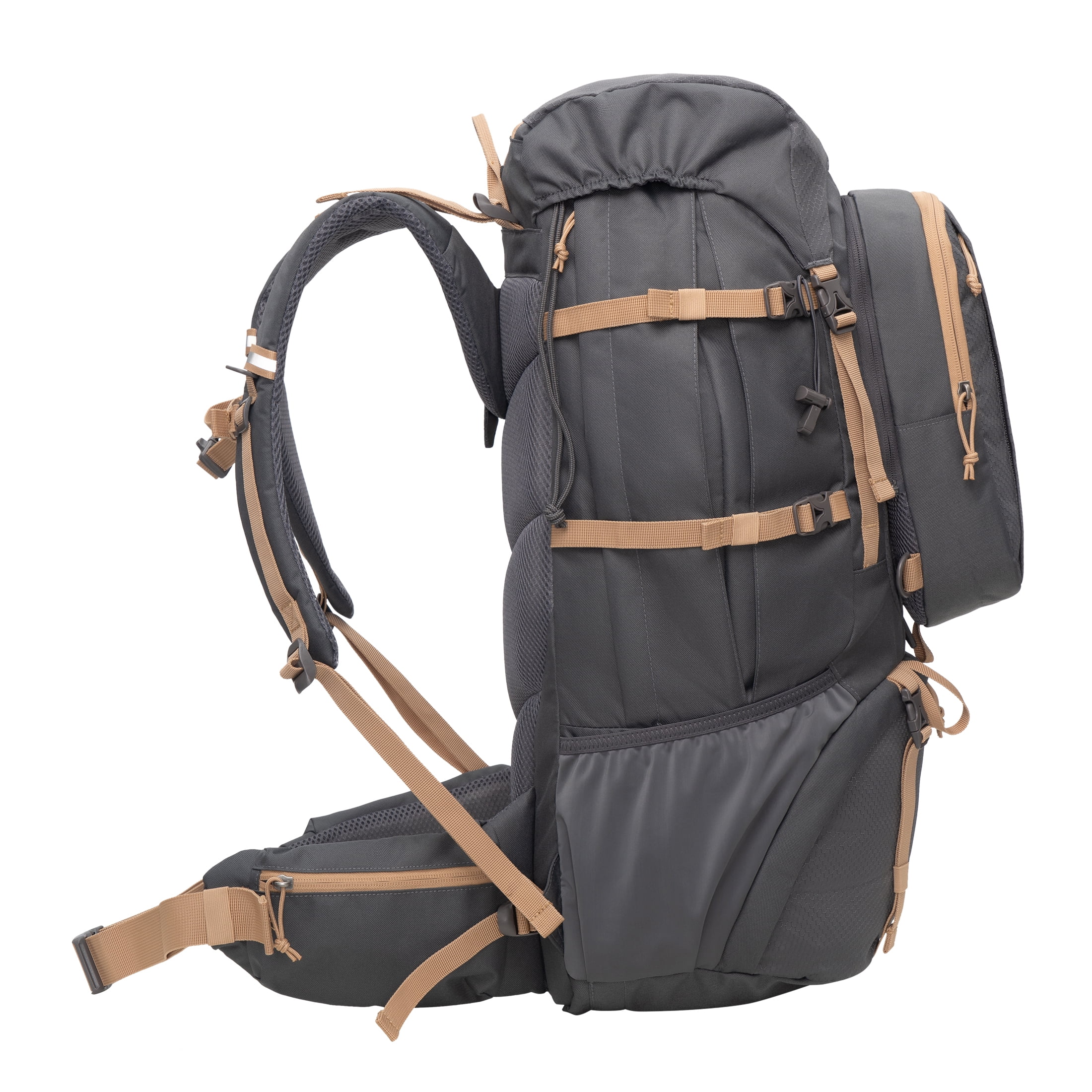 Ozark Trail 60L Hiking Backpack with Durable Fabric and Multiple Pock,Age group:Adult - Image 5