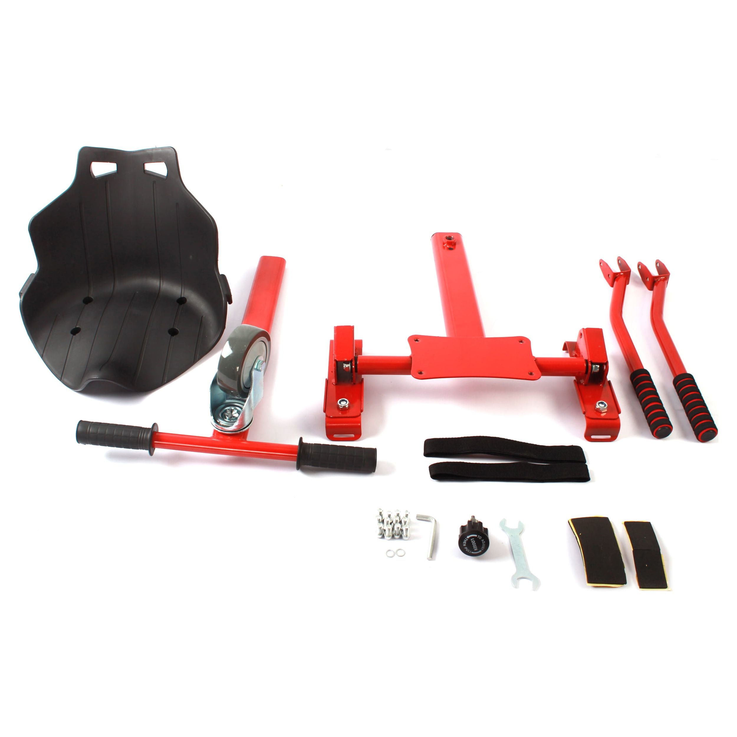 Hover Kart Go Kart Adjustable Attachment for 6.5" Hoverboard Buggy - Red - Image 6