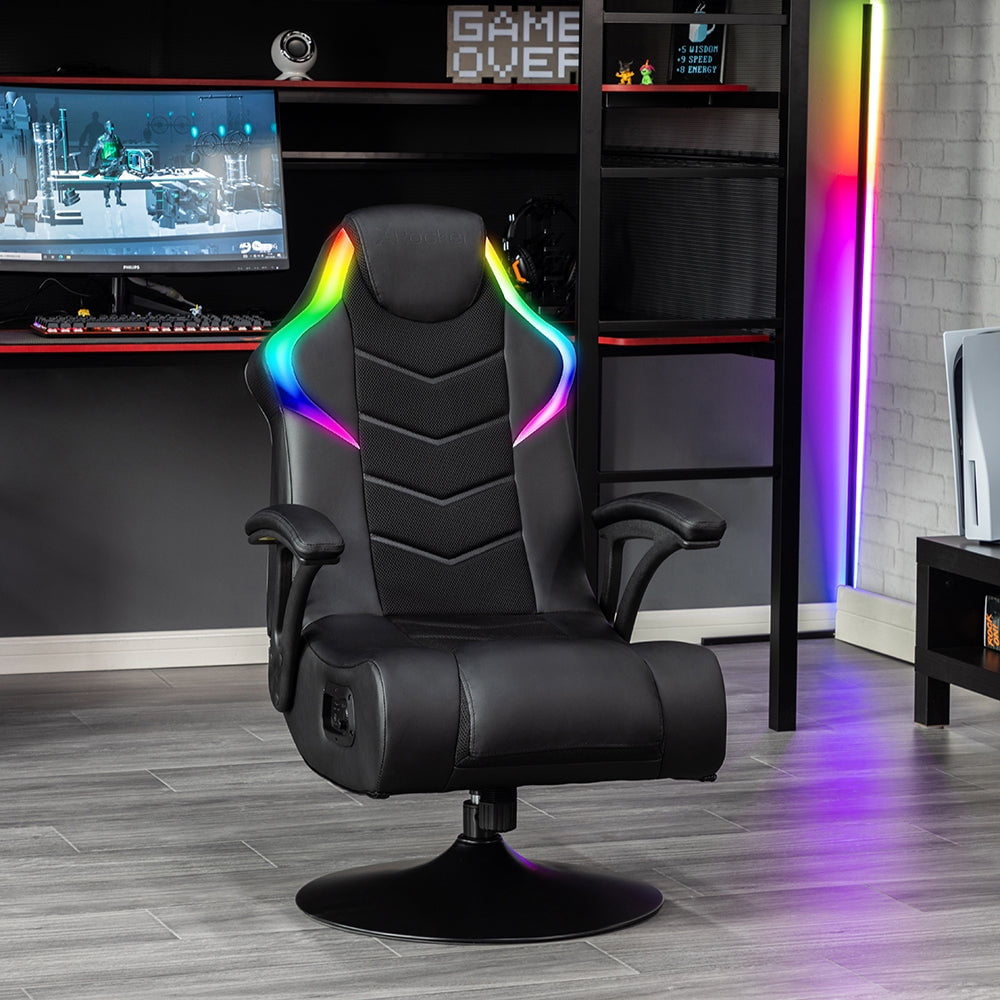 X Rocker Nemesis RGB Pedestal Gaming Chair, Black - Image 17