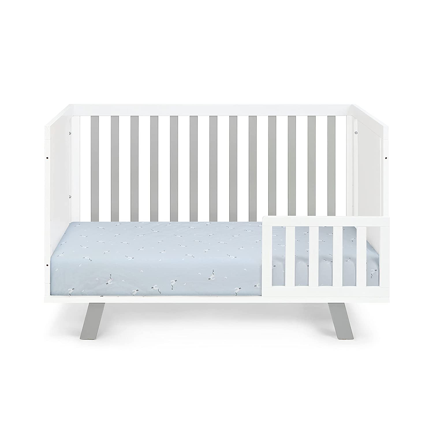 Suite Bebe Livia Crib, White & Gray - Image 2