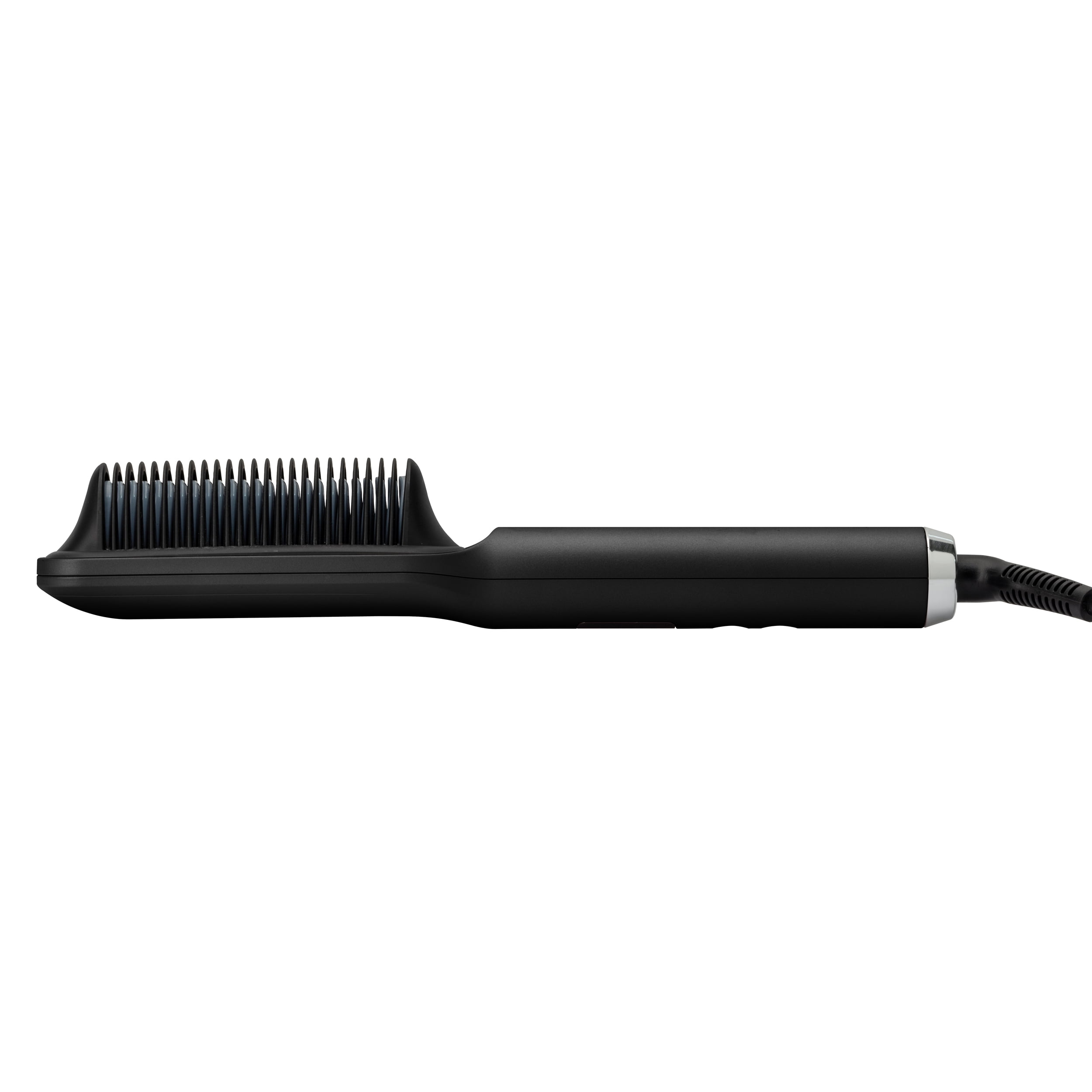 GAMMA+ Ceramic Hot Brush with Cool Touch Technology for Frizz Reduction and Hair Straightening, Black - Image 2