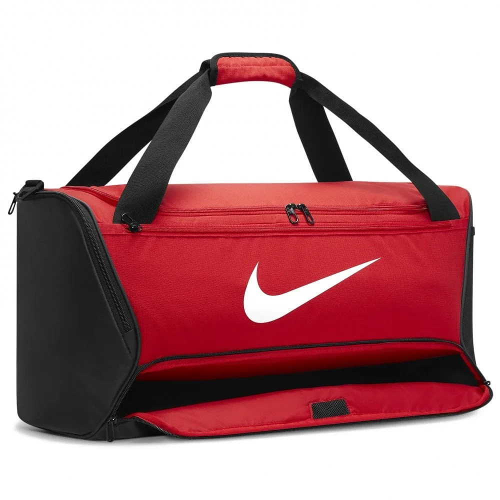 Nike Brasilia 9.5 Duffel Bag, 22.6x13.2x5.3 Inches, Red, for Travel & Sports - Image 5