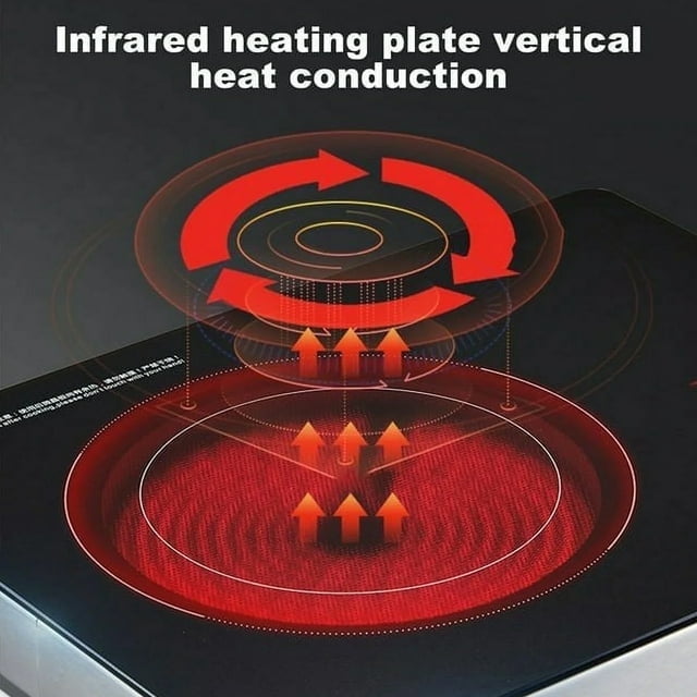 SAVALETOR Electric Cooktop Single Burner,3500W Portable Cooktop Countertop Waterproof,Multifunction Electric Induction Hot Plate Cooker with Touch Control Panel 4 Hours Timer(110V) - Image 11