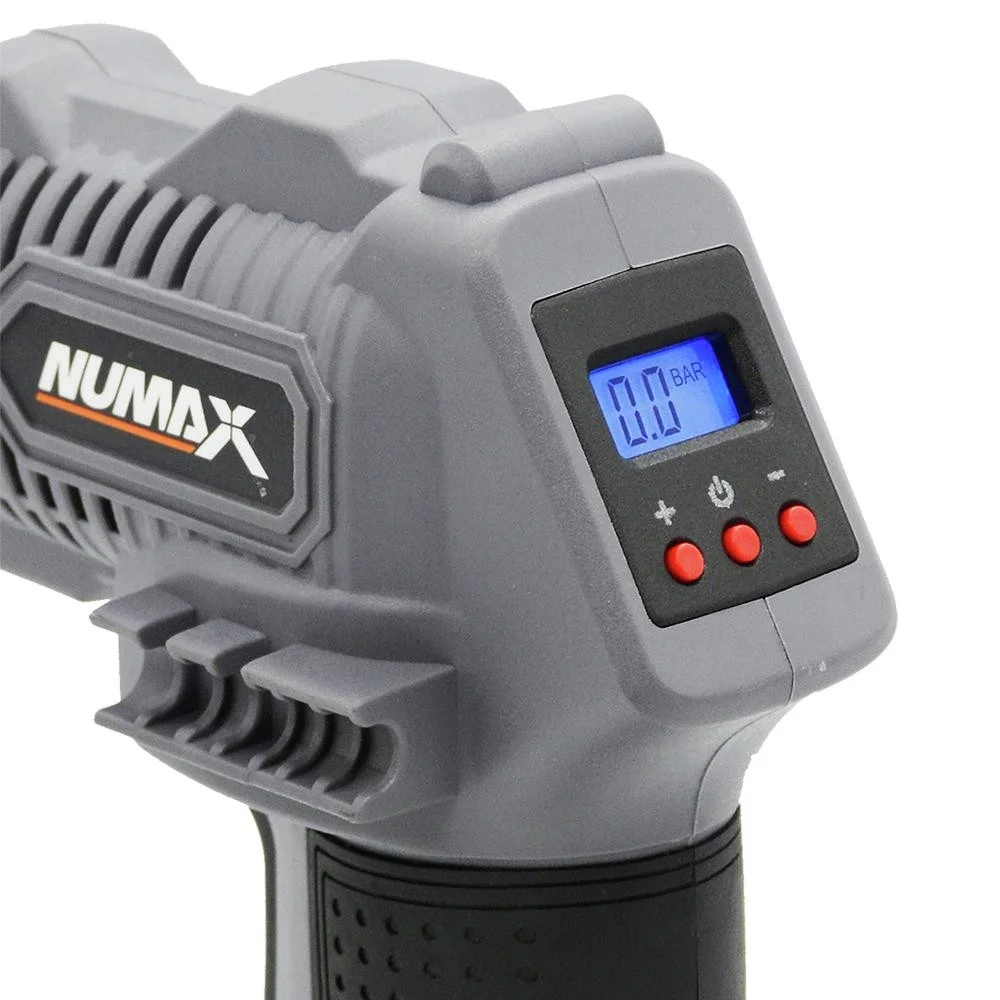 NuMax SH16VIPK 16V Cordless Tire Inflator and Air Pump Kit with Accessories, Charger, and Case - Image 6