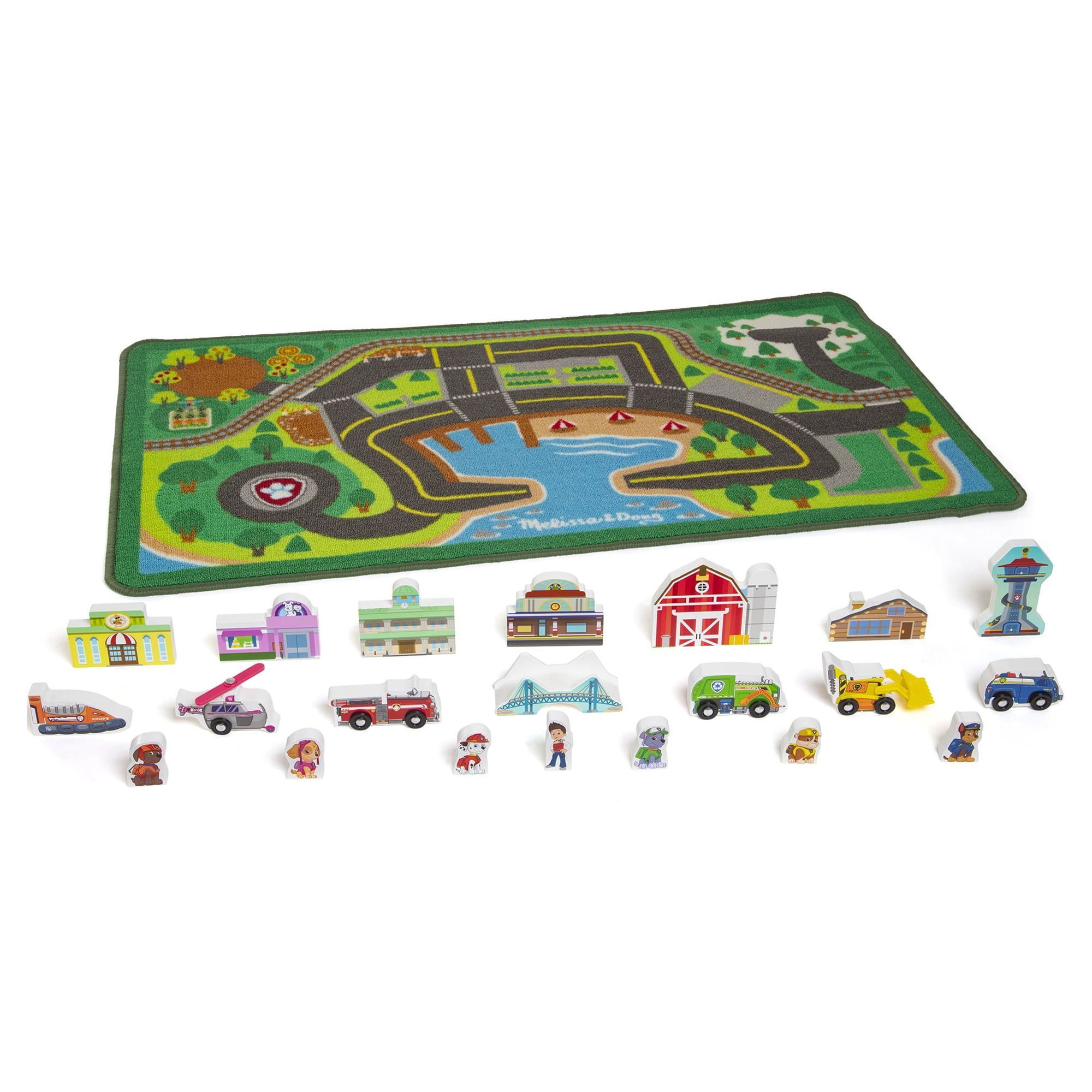 Melissa & Doug PAW Patrol Activity Rug - Adventure Bay - Image 3