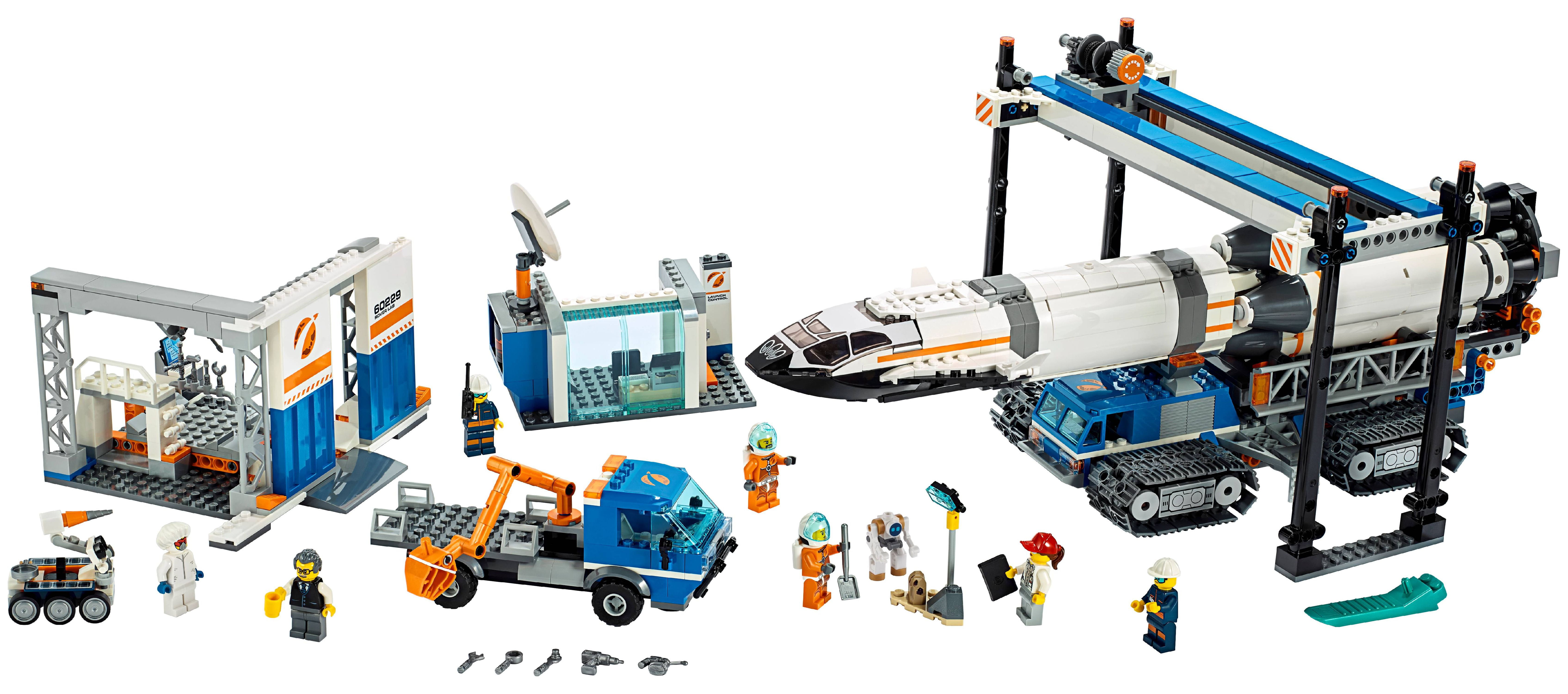 LEGO City Space Rocket Assembly & Transport 60229 Toy Set (1055 Pieces) - Image 6