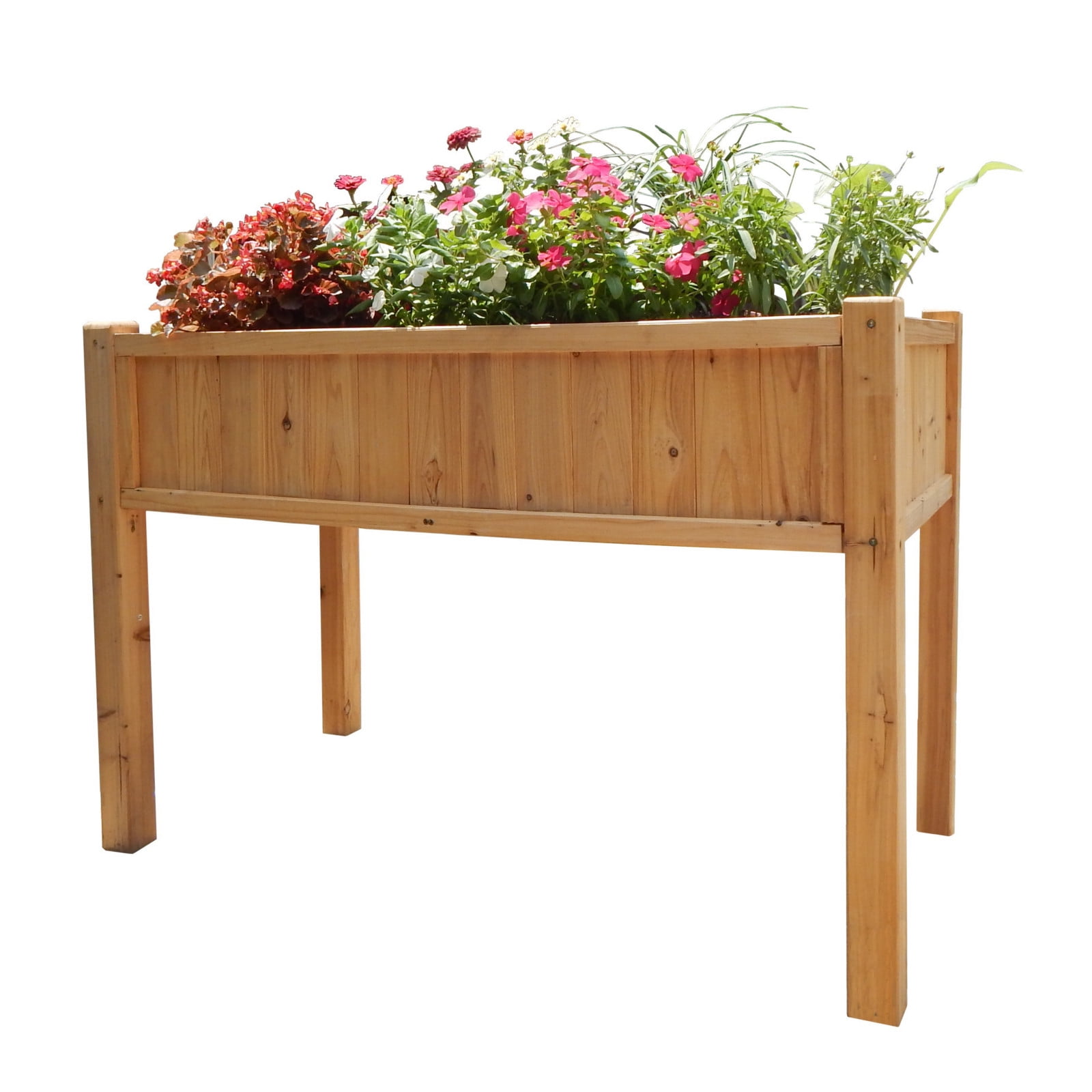 Timber Valley Cedar Wood Elevated Garden Bed Raised Planter with Thick Legs - Image 7