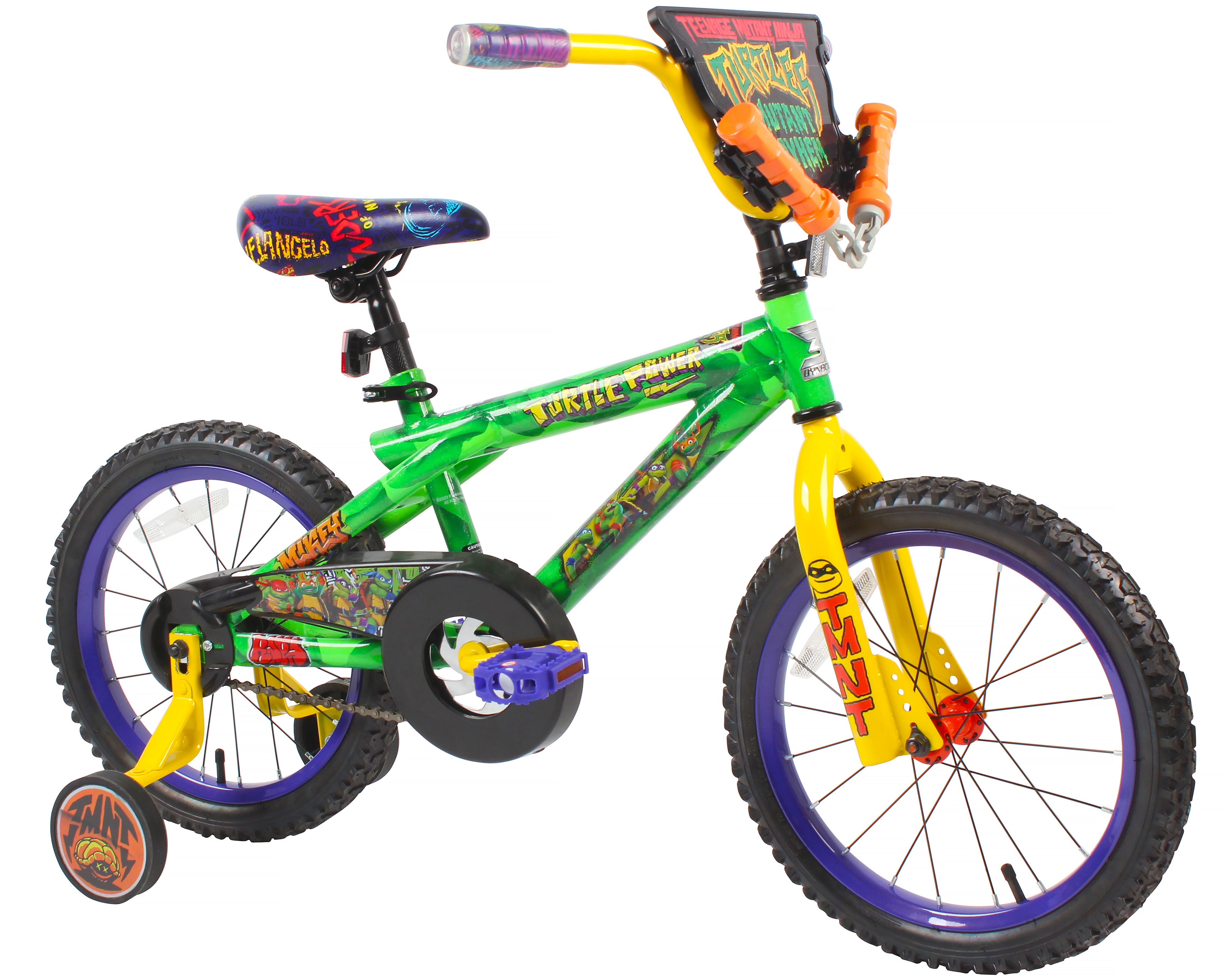 16" Dynacraft Teenage Mutant Ninja Turtles, Boys BMX Bike for Child 5-7 Years - Image 6
