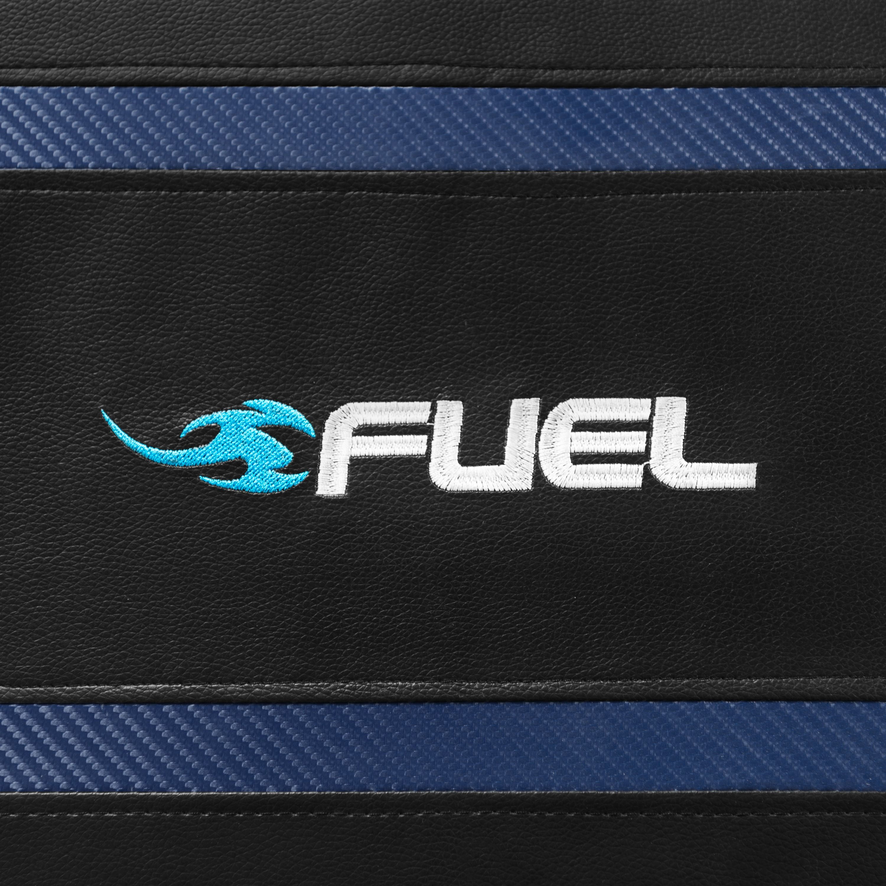 Fuel Pureformance Adjustable Standard Weight Bench with Leg Developer, Blue Stripes (500 lb Weight Capacity) - Image 7