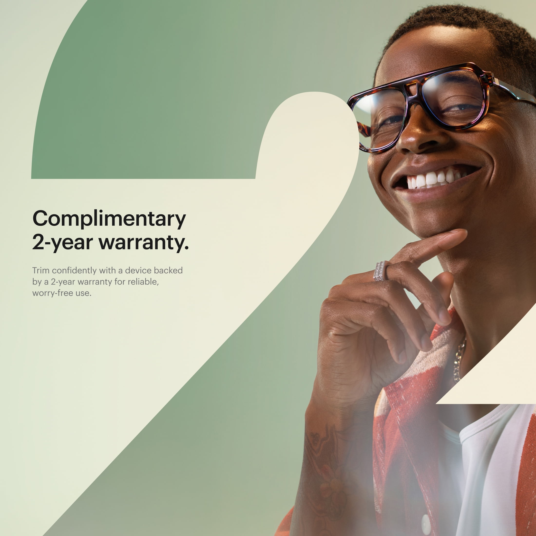 MANSCAPED® The Chairman™ Pro Precision Pack, Electric Foil Face Shaver and SkinSafe® Face Stubble Trimmer with Power Shave Gel - Image 10