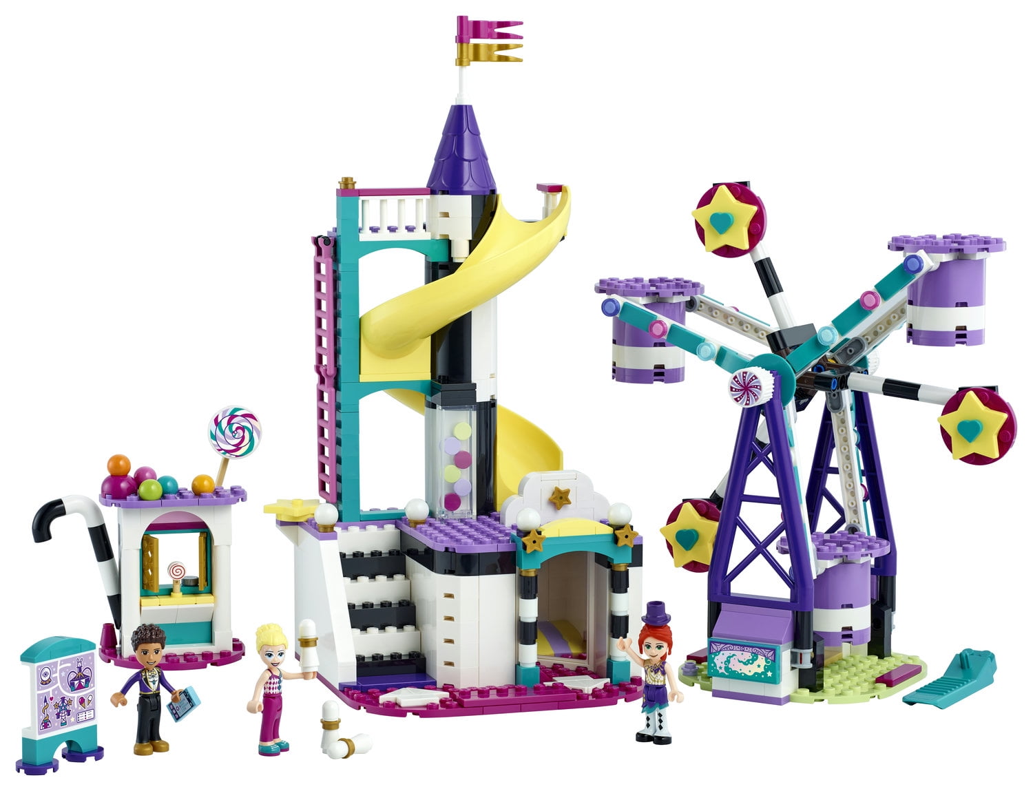 LEGO Magical Ferris Wheel and Slide 41689 Building Set (545 Pieces) - Image 2