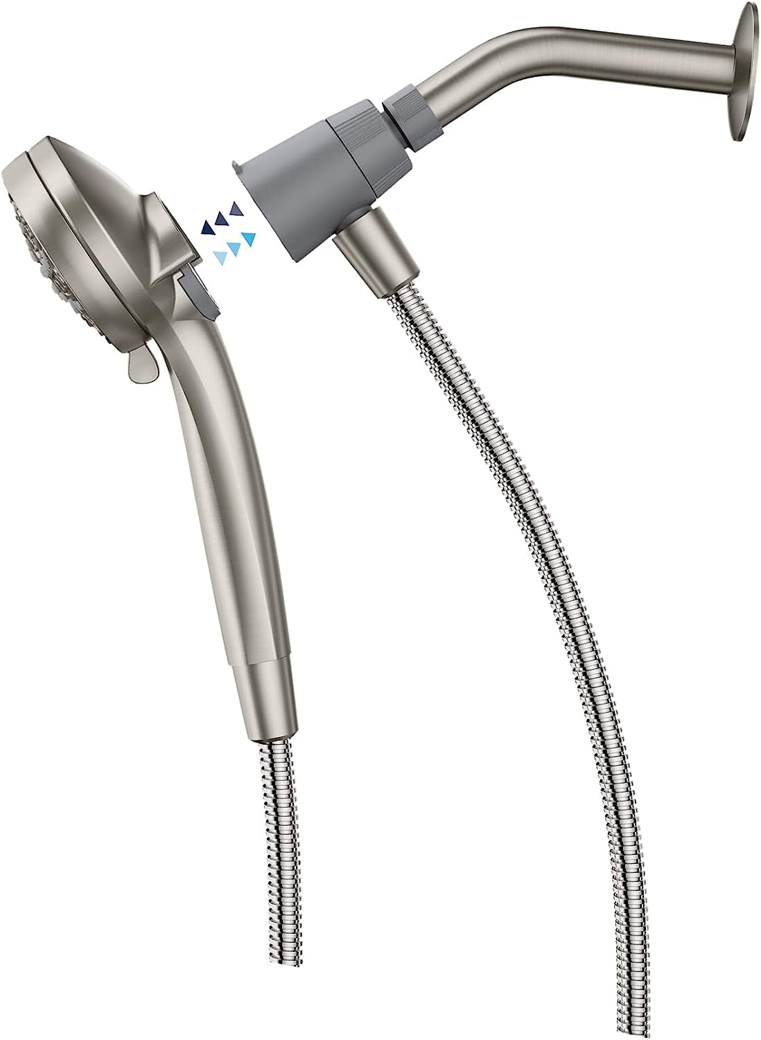 Moen Engage Magnetix 3.5-inch Six-Function Handheld with Magnetic Docking System, Brushed Nickel - Image 2