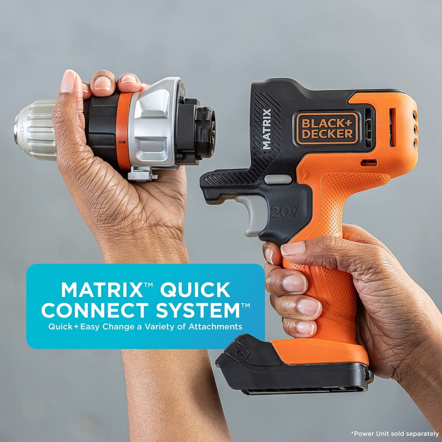BLACK+DECKER 20V MAX* Matrix Cordless Drill/Driver, BDCDMT120C - Image 4