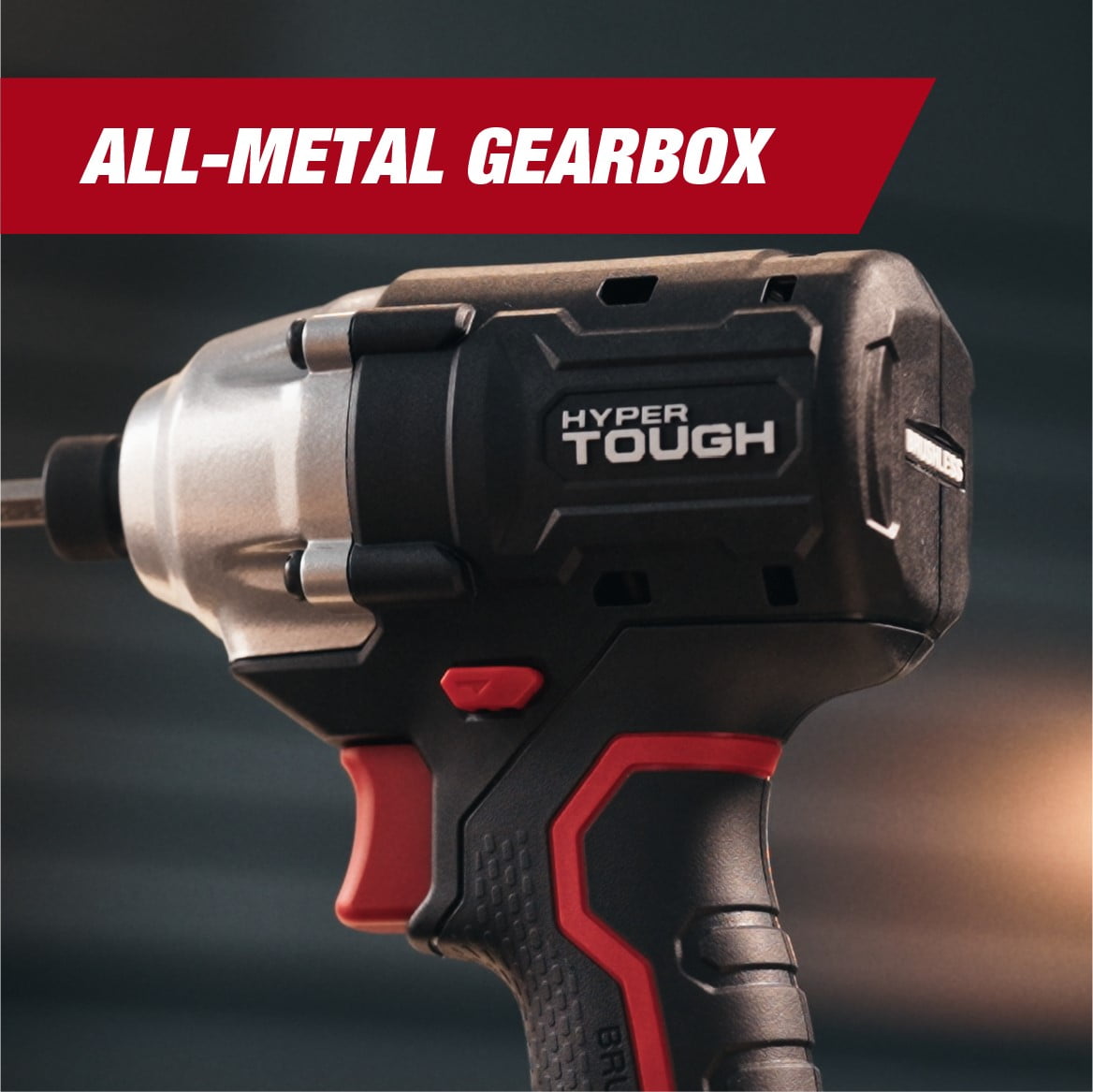 Hyper Tough 20V Brushless Impact Driver with 2.0Ah Lithium-Ion Battery Pack and Charger, 1/4-inch. Hex Collet Chuck Size, 22006.2 - Image 7