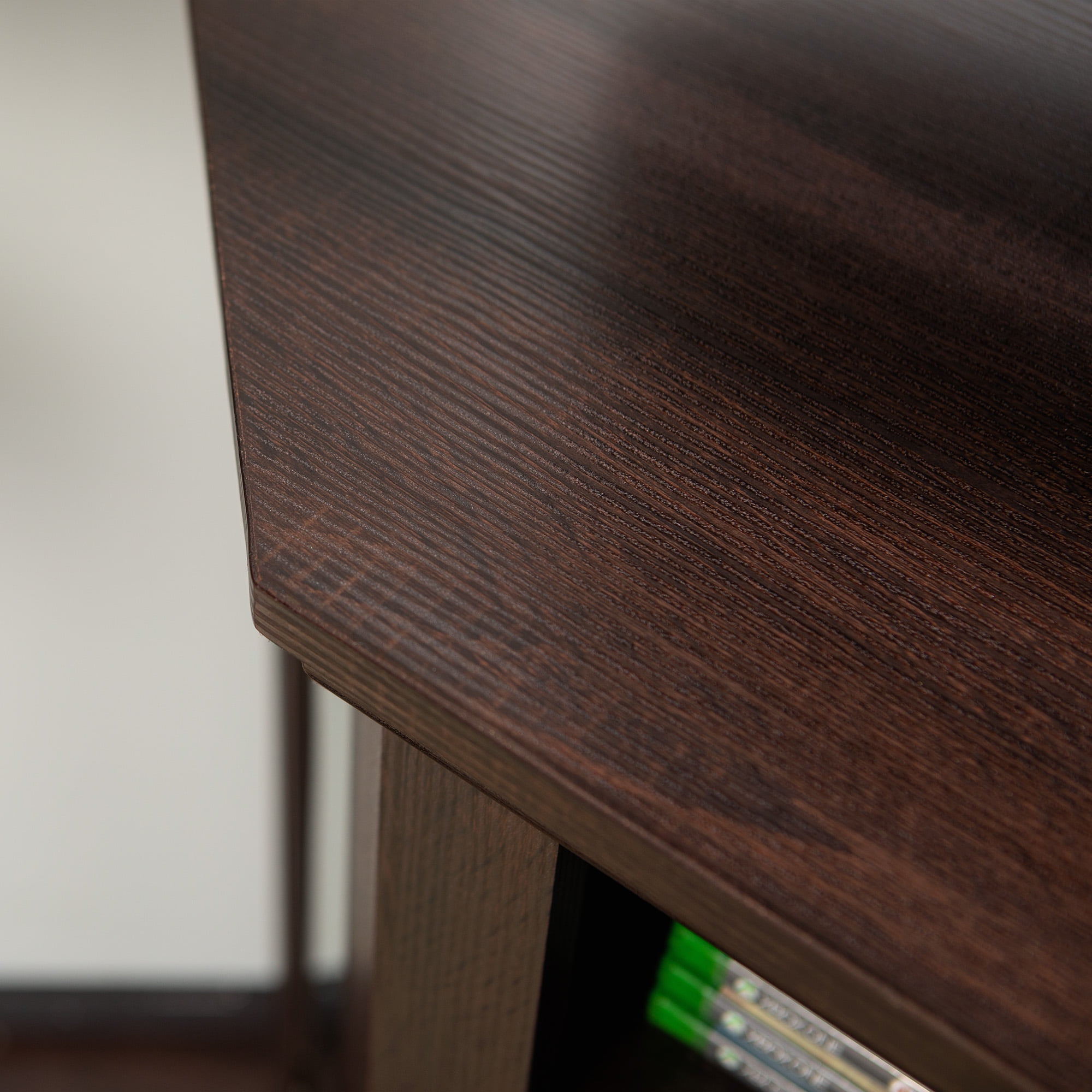 Walker Edison Espresso Corner Fireplace TV Stand for TVs up to 50" - Image 9