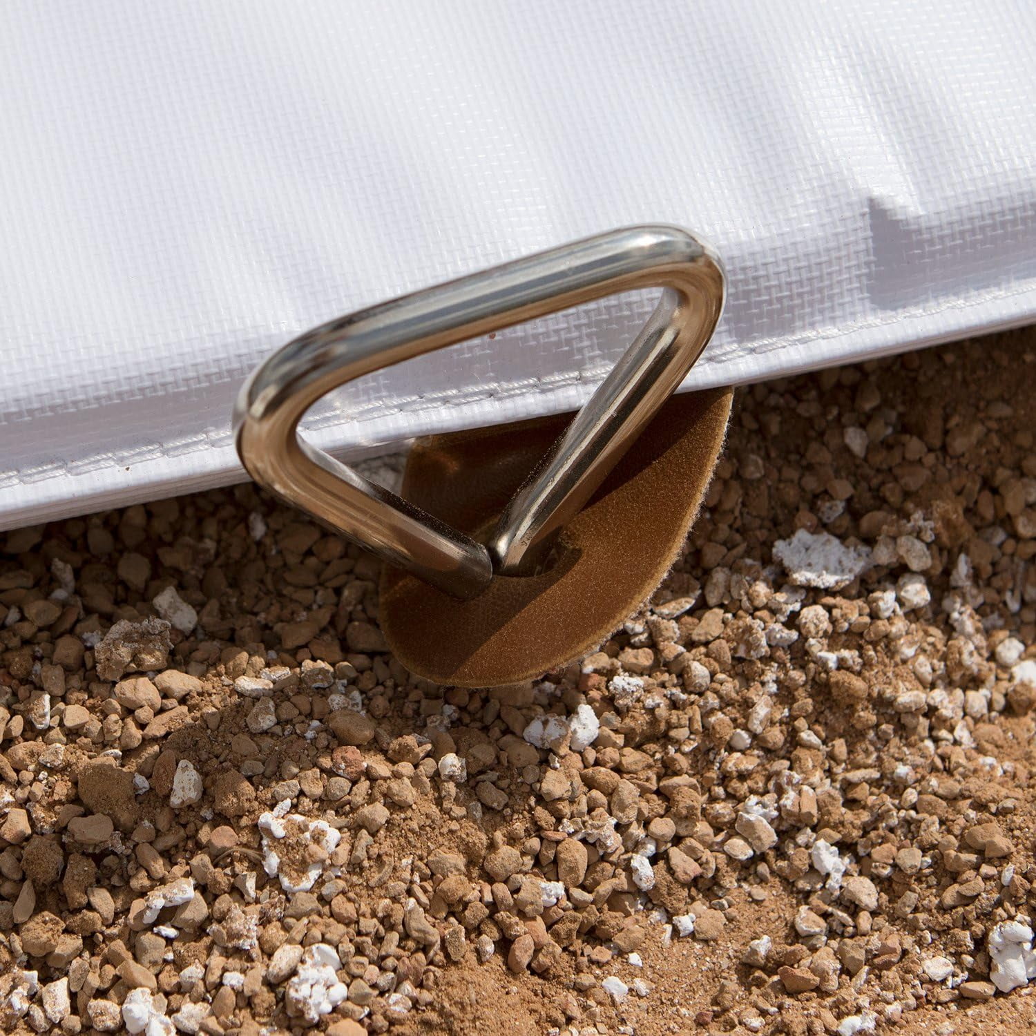 Champion Sports unisex adult Quilted Cover & 2 Straps (15" x 15" 2") baseball and softball bases, White, 15 Inch by Inch Inch US - Image 3