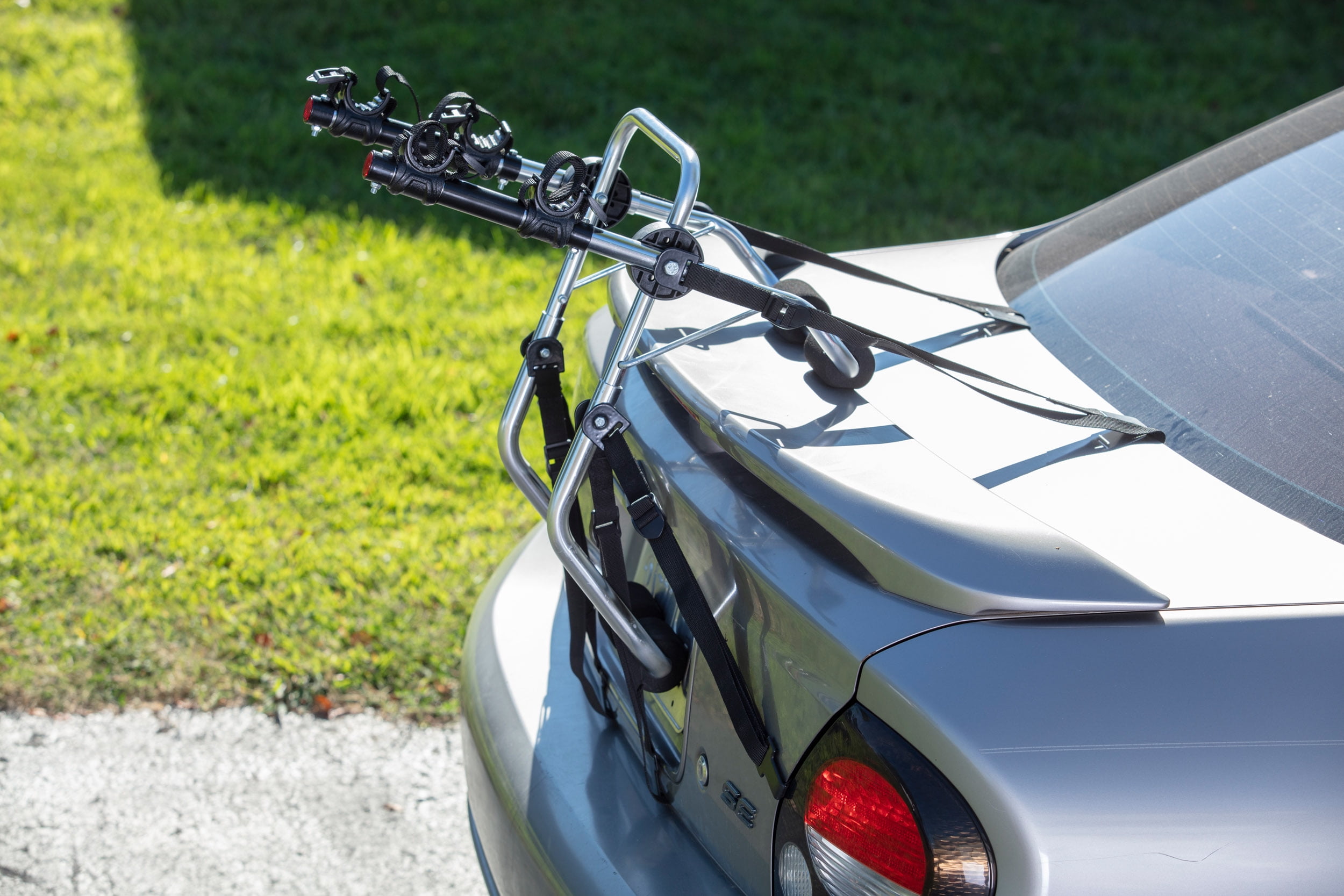Hyper Tough Lightweight 70lbs, Trunk-Mounted Aluminum 2-Bike Carrier for Cars/SUV/Trunk 10104052 - Image 7