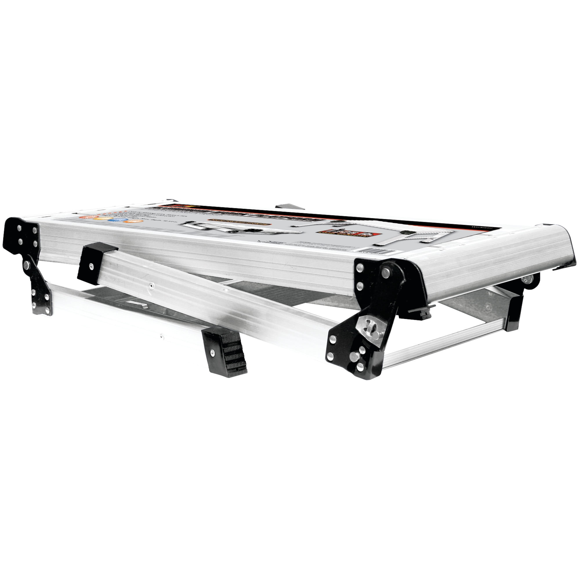 Performance Tool W54039 Folding Aluminum Work Platform And Step (19-1/2-Inch High x 15-1/4-Inch Wide and 30-Inch Long (225lbs Capacity)) - Image 6