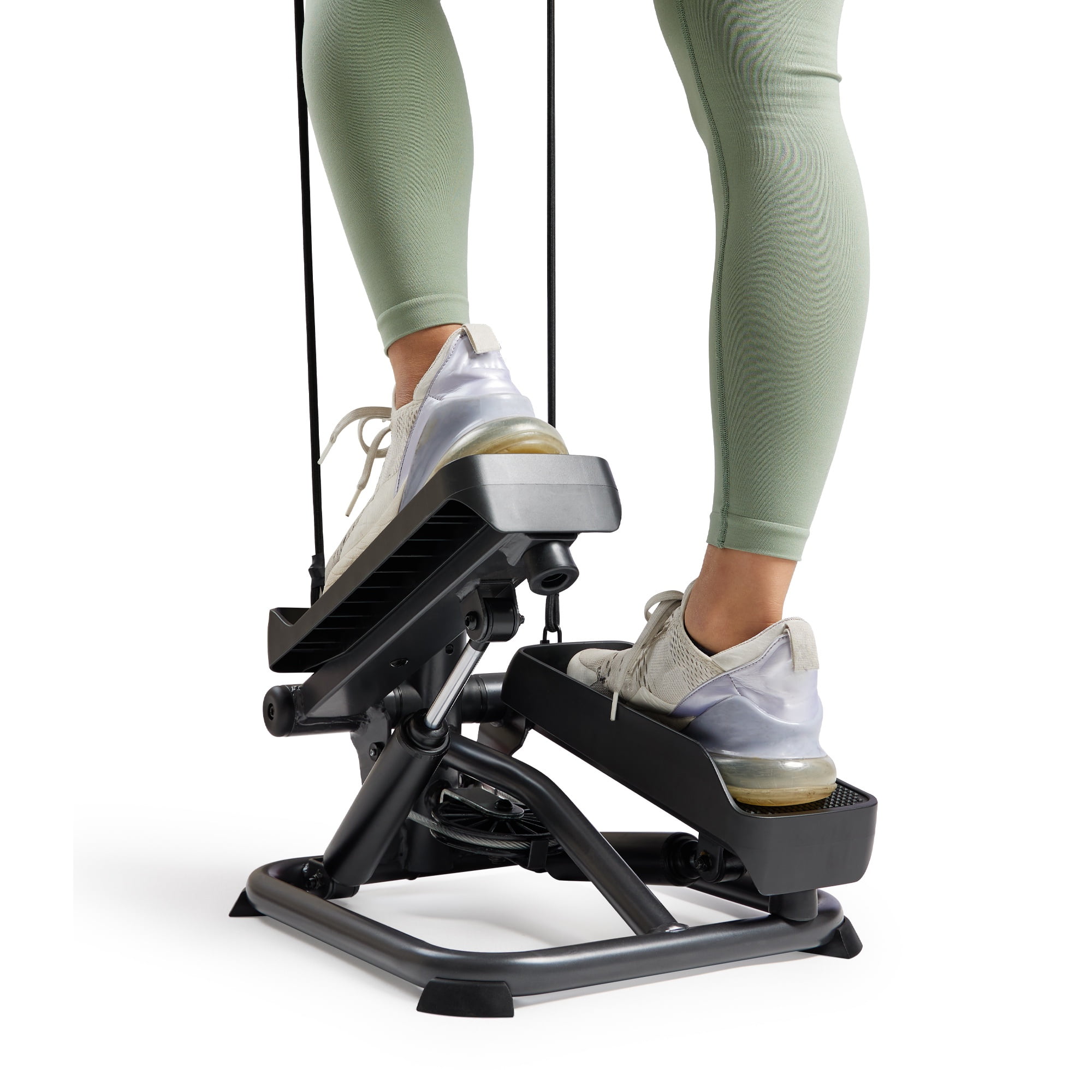 Sunny Health & Fitness Smart Stepper Stair Climber Exercise Machine for Home with Handlebar and Resistance Bands, Compact Space Saving Connected Fitness with SunnyFit App - SF-S023056 - Image 3