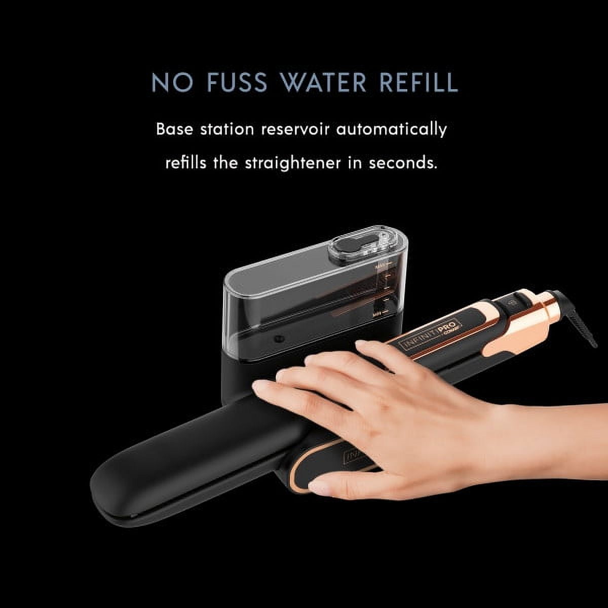 Conair Hydrofusion Steam Technology Flat Iron For Silky-Smooth Results With Mega Shine S9900 - Image 5