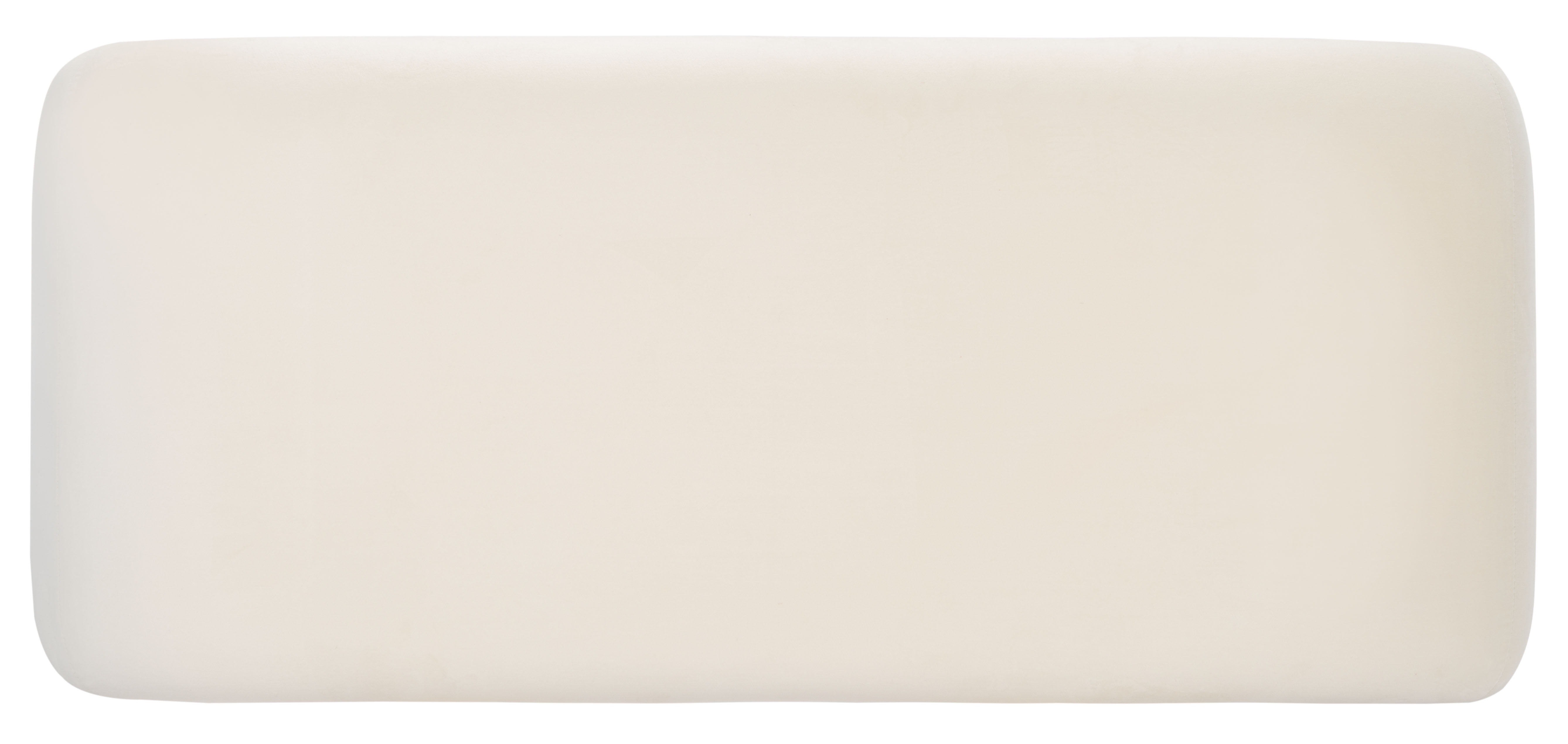 SAFAVIEH Tenko Modern Solid Glam Accent Bench, Cream - Image 6