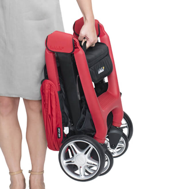 Larktale Chit Chat Compact Lightweight Travel Stroller, Mornington Grey - Image 21