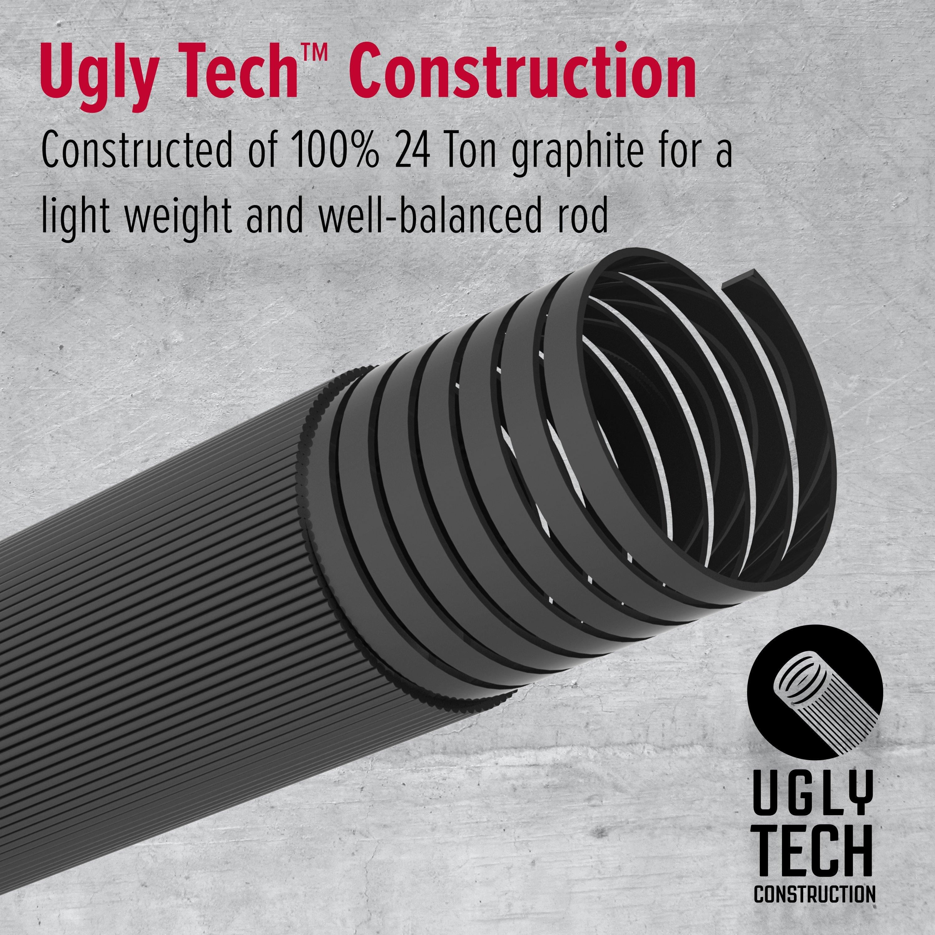 Ugly Stik Carbon Inshore Spinning Rod, 7' Medium Light Fishing Rod - Image 11