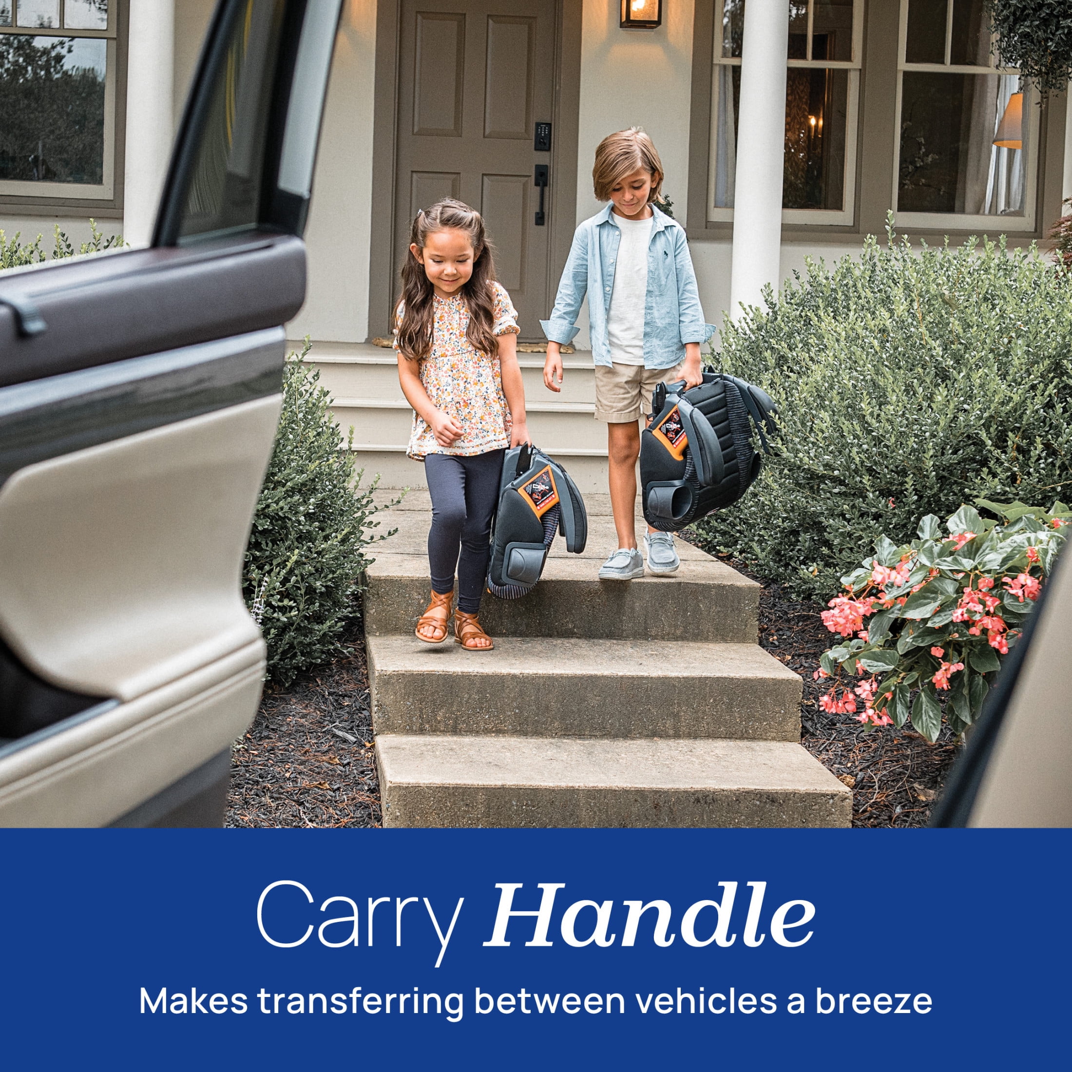 Chicco GoFit ClearTex Plus Backless Belt-Positioning Booster Car Seat, LATCH Attachment Plus Quick-Release - Tropic (Green), New - Image 4