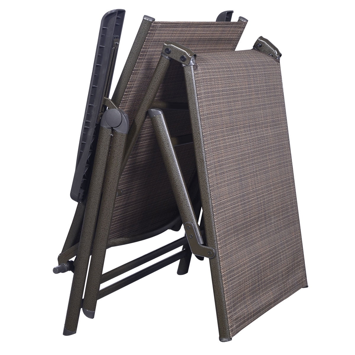 Costway Pool Chaise Lounge Chair Recliner Outdoor Patio Furniture Adjustable - Image 4