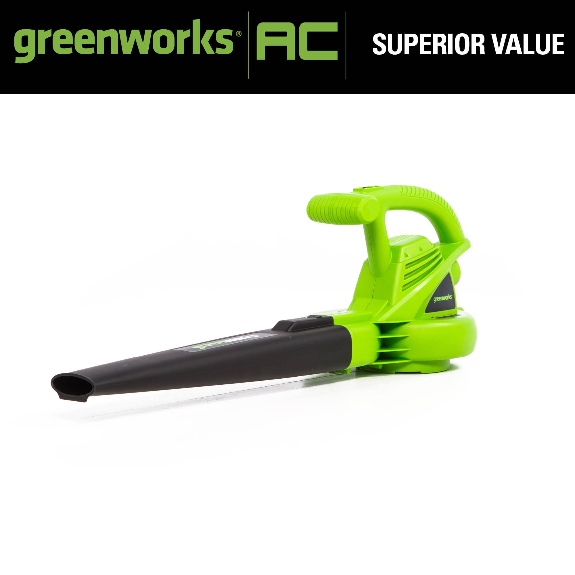 Greenworks 9 Amp (170 Cfm /180 mph) Corded Electric Leaf Blower 2401502 - Image 9